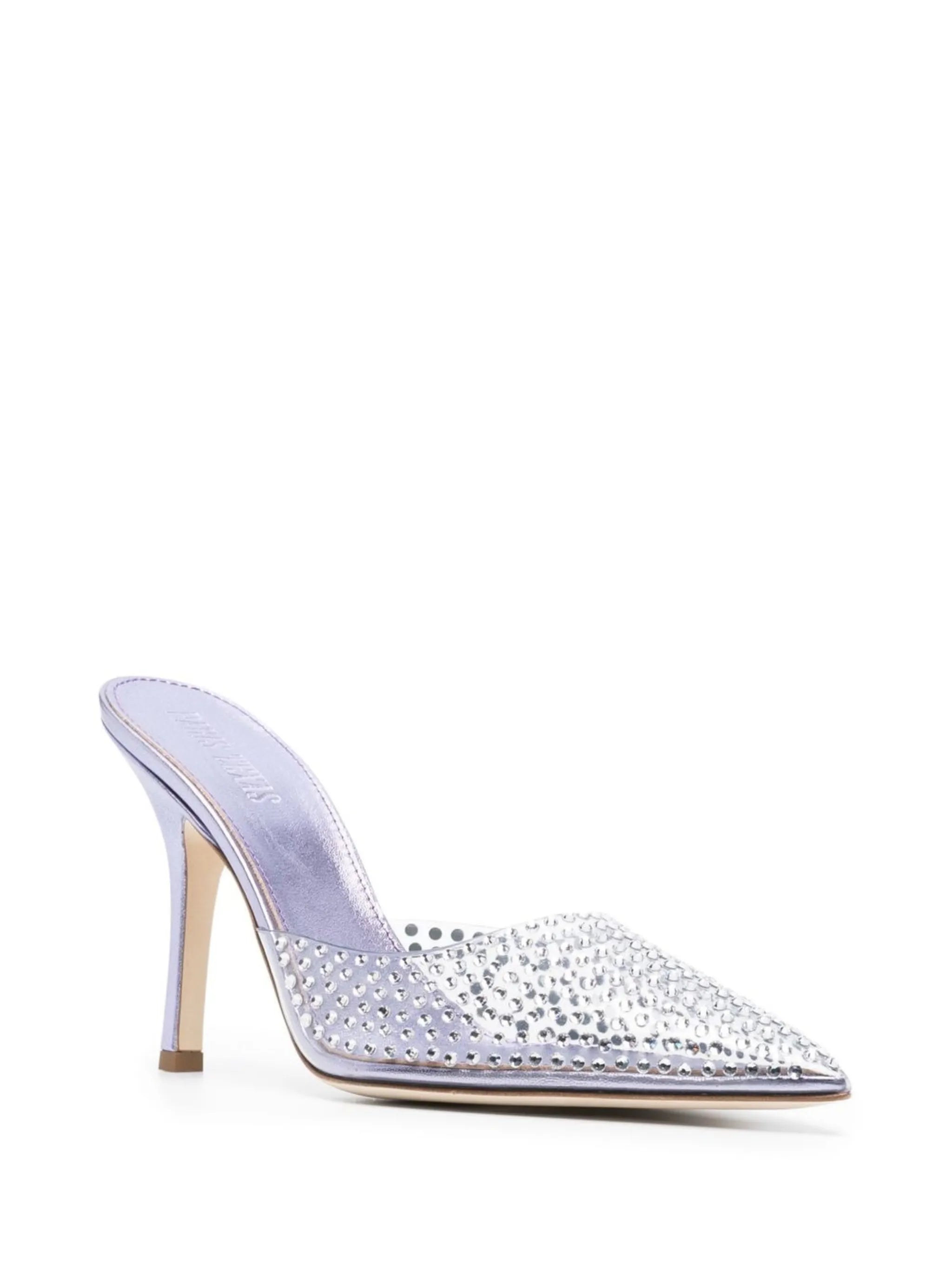 95mm Hollywood crystal-embellished mules