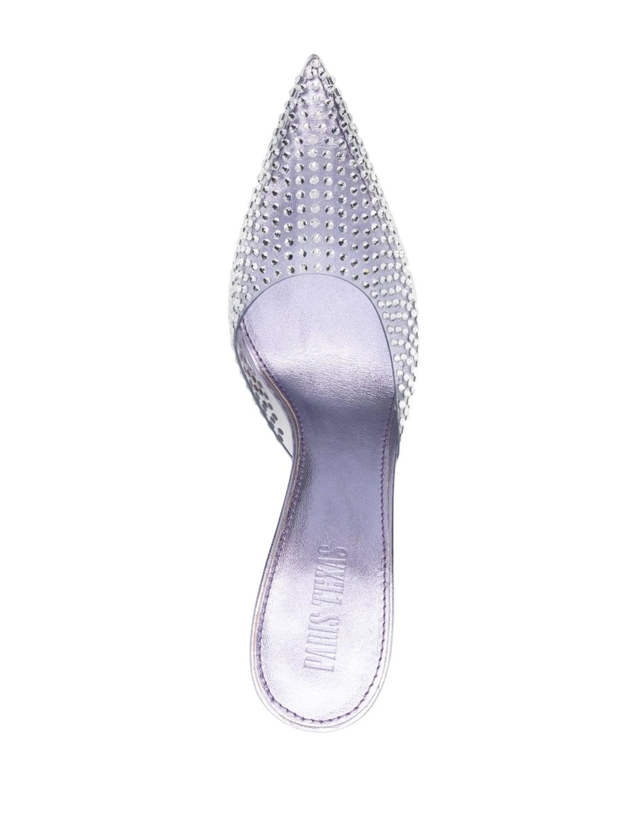 95mm Hollywood crystal-embellished mules