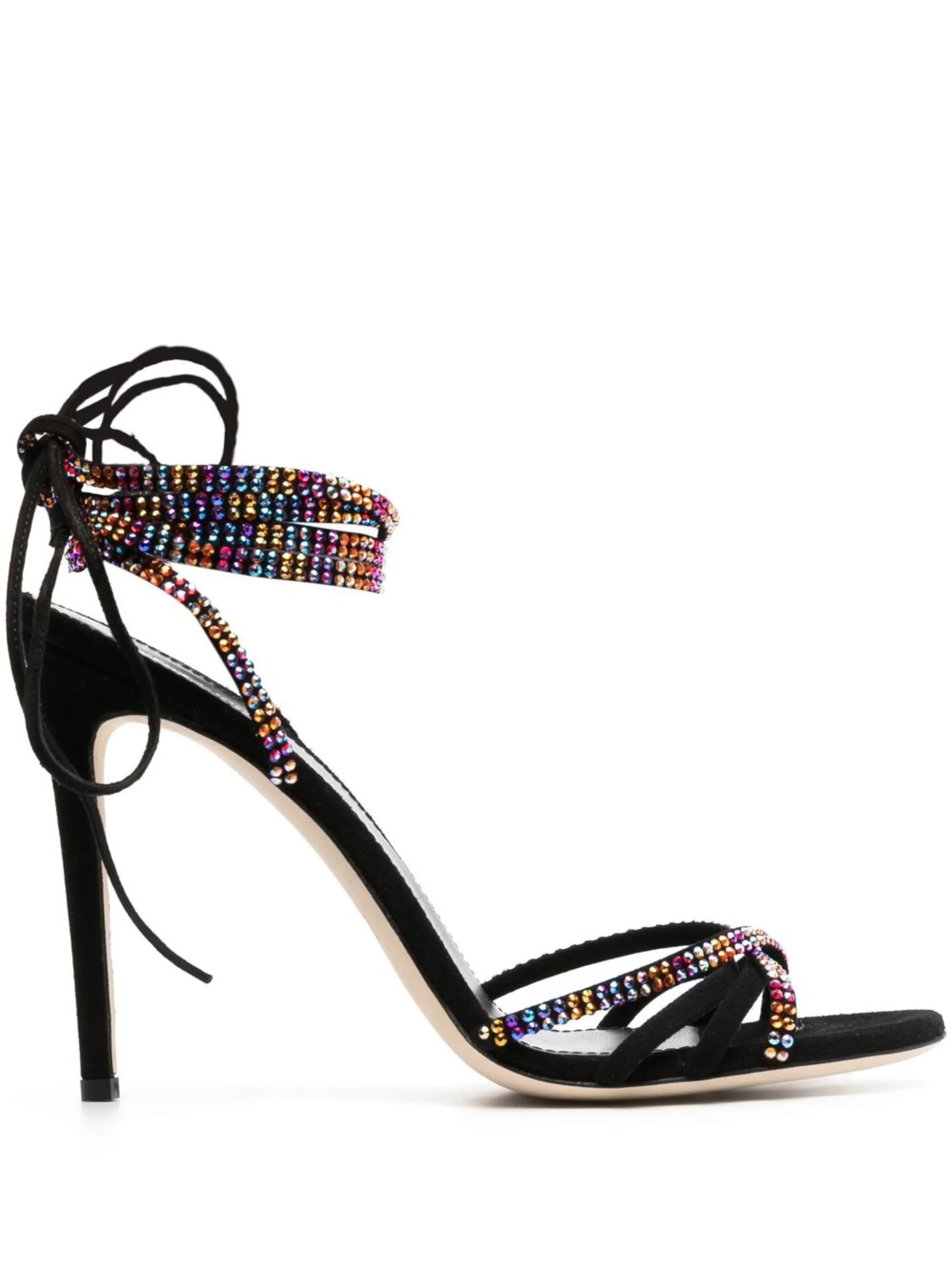 Holly Nicole 105mm suede sandals