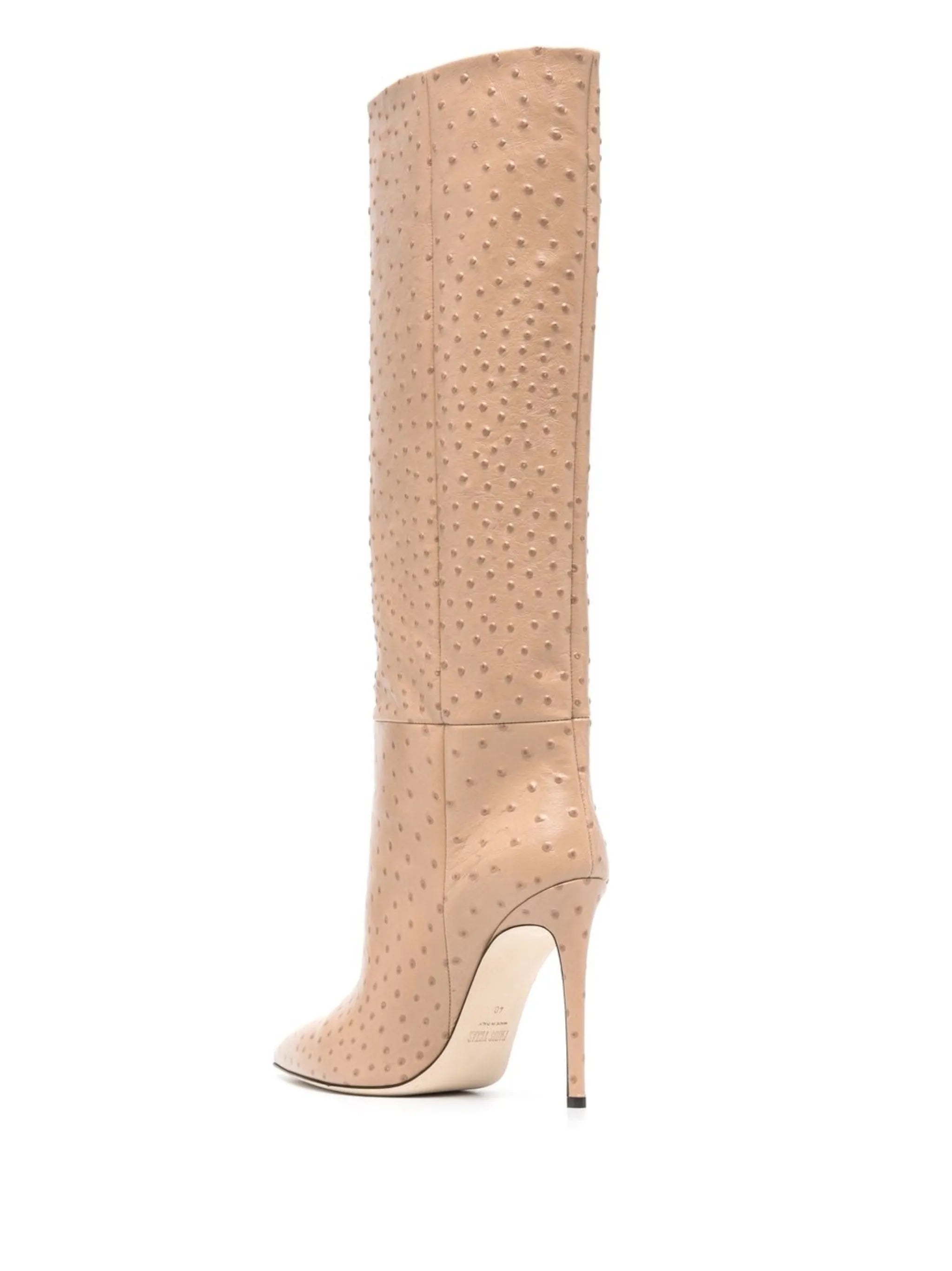 Stiletto 105mm leather boots