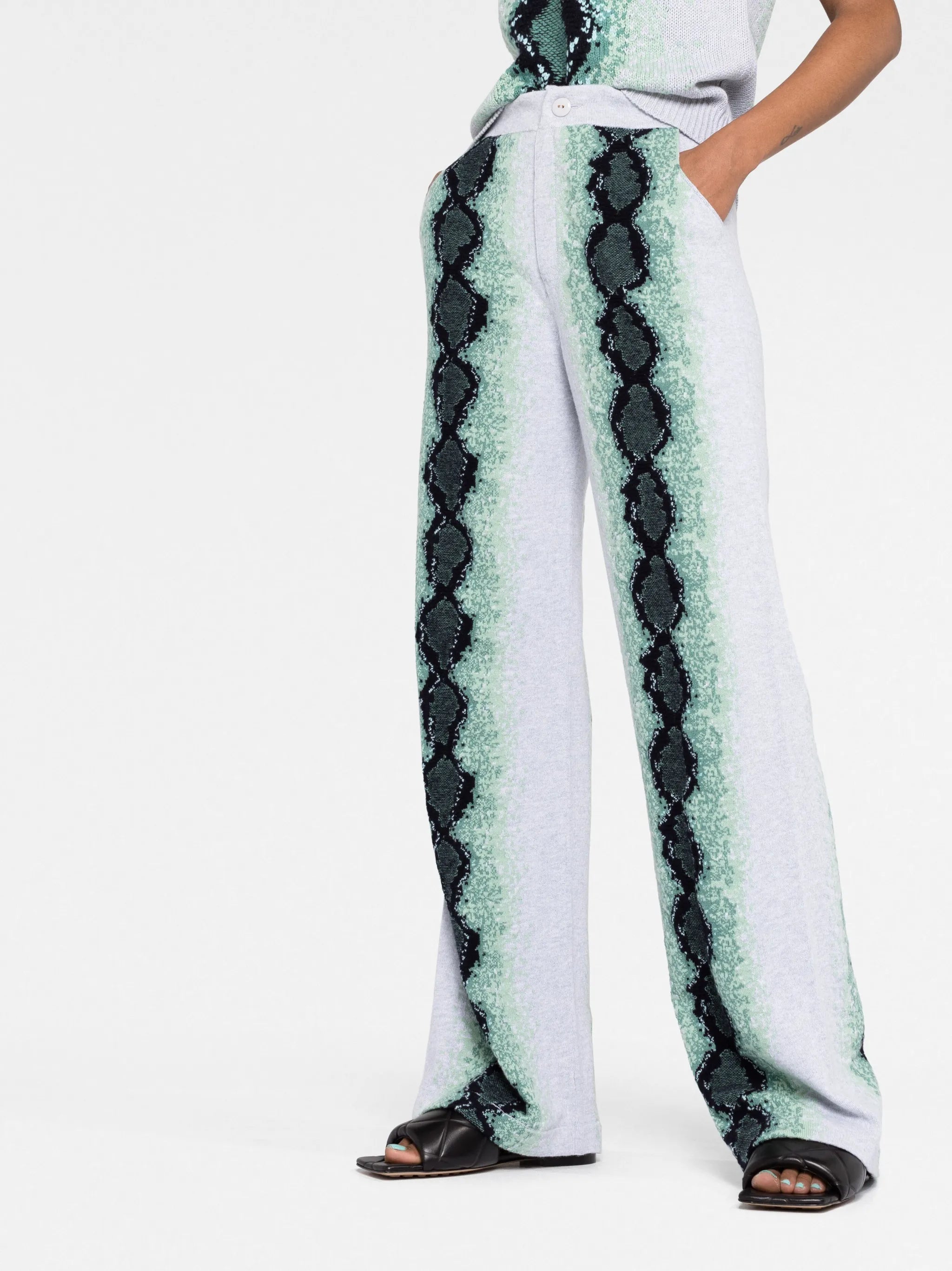 python-jacquard trousers
