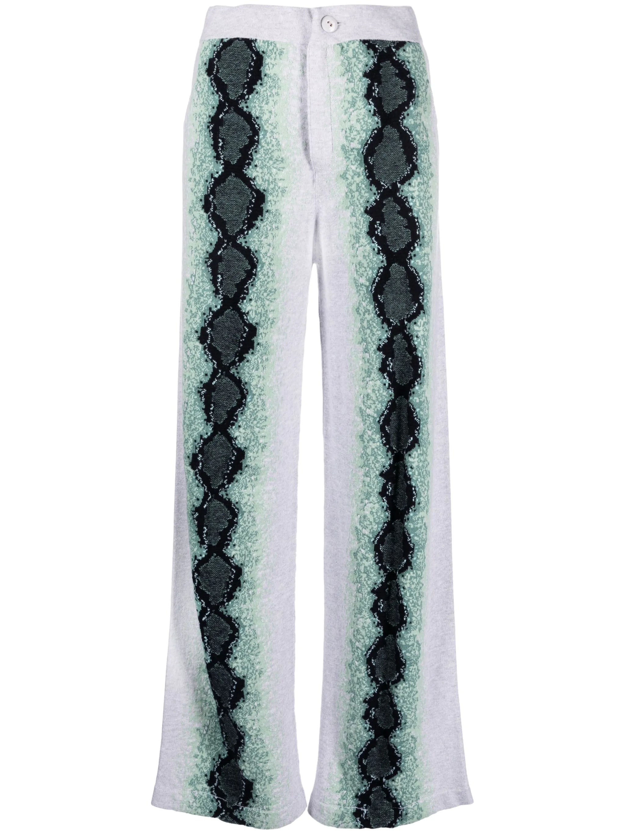 python-jacquard trousers