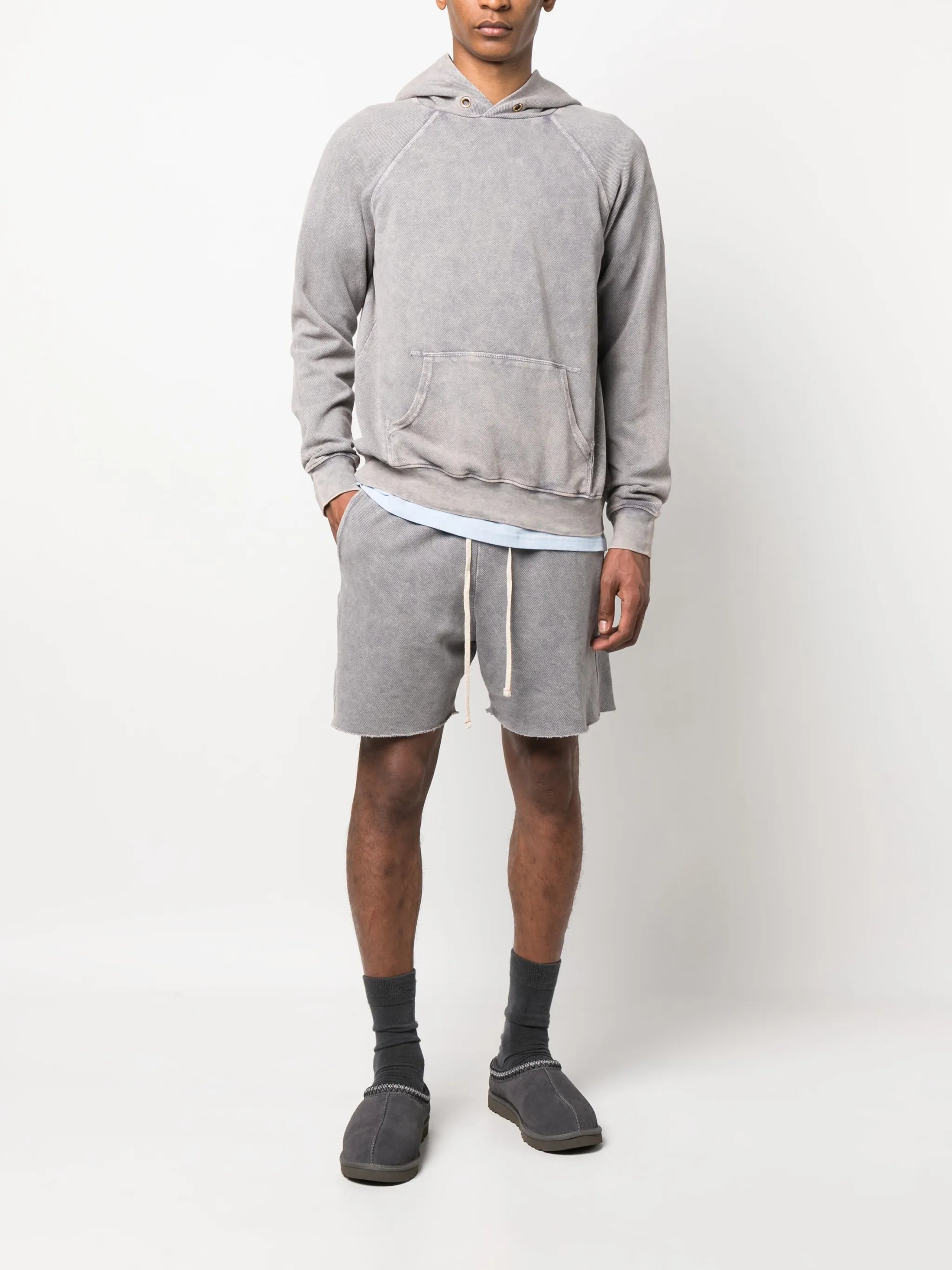 raglan-sleeve hoodie