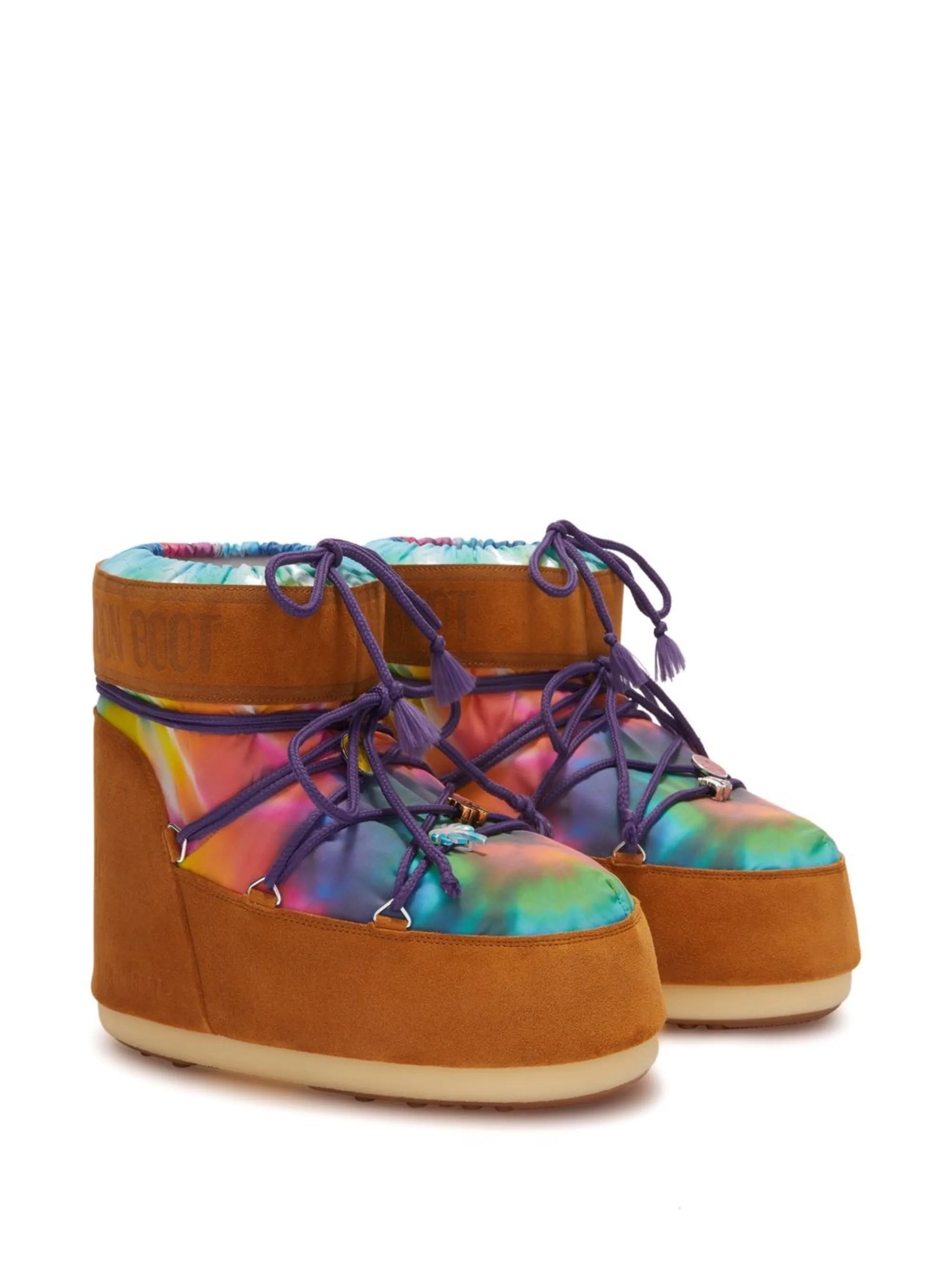 X Moon Boot Icon tie-dye boots