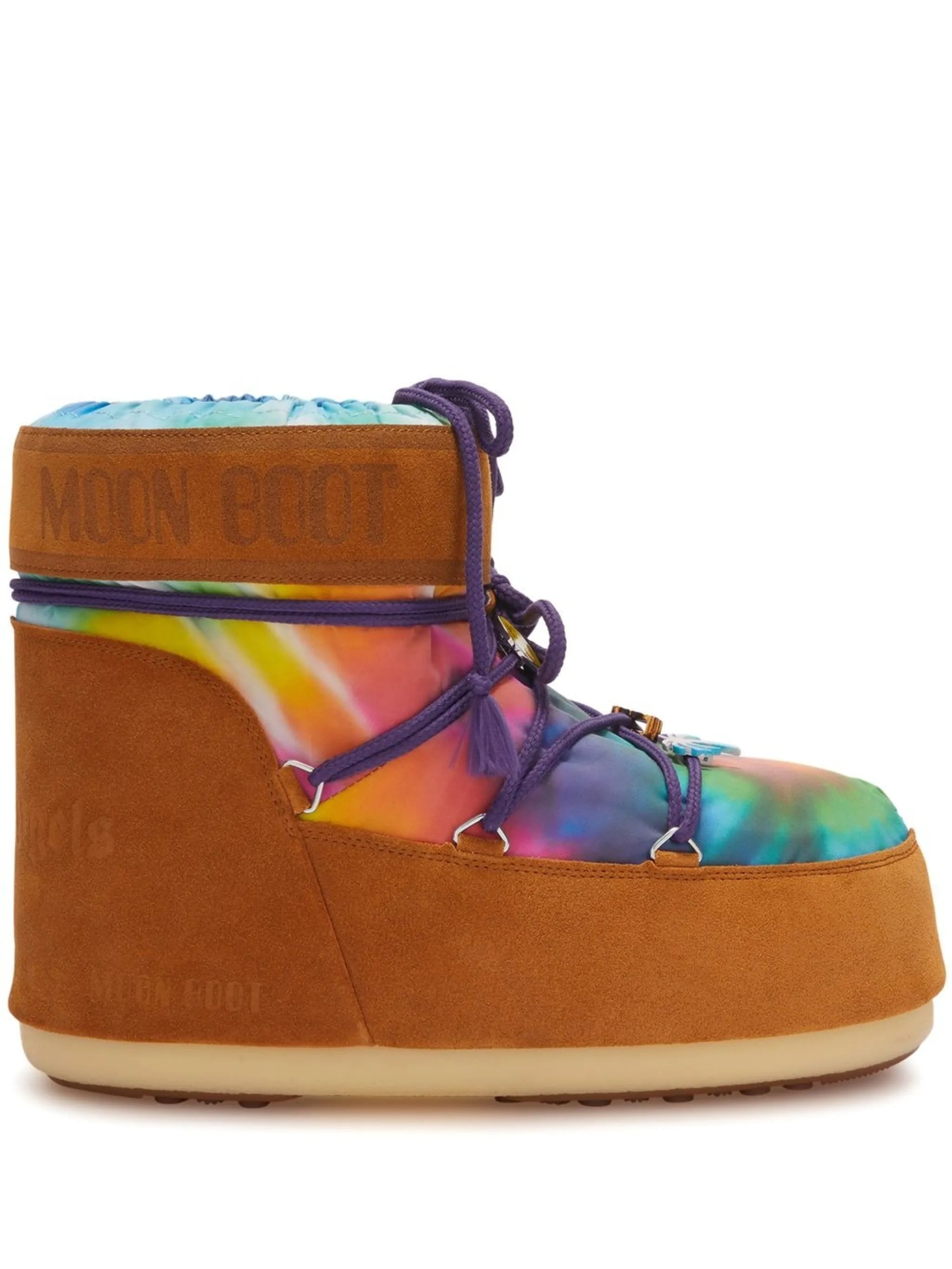 X Moon Boot Icon tie-dye boots