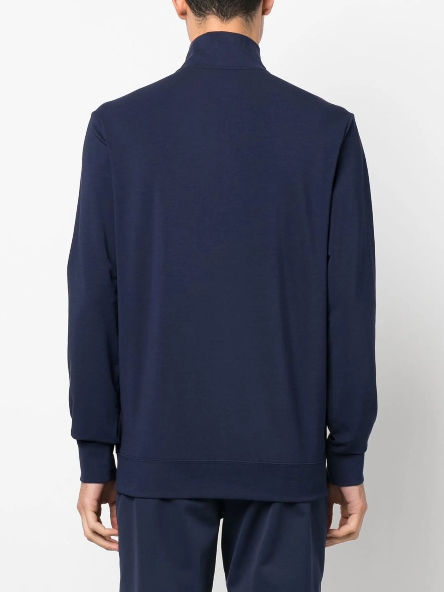 embroidered-logo long-sleeve sweatshirt
