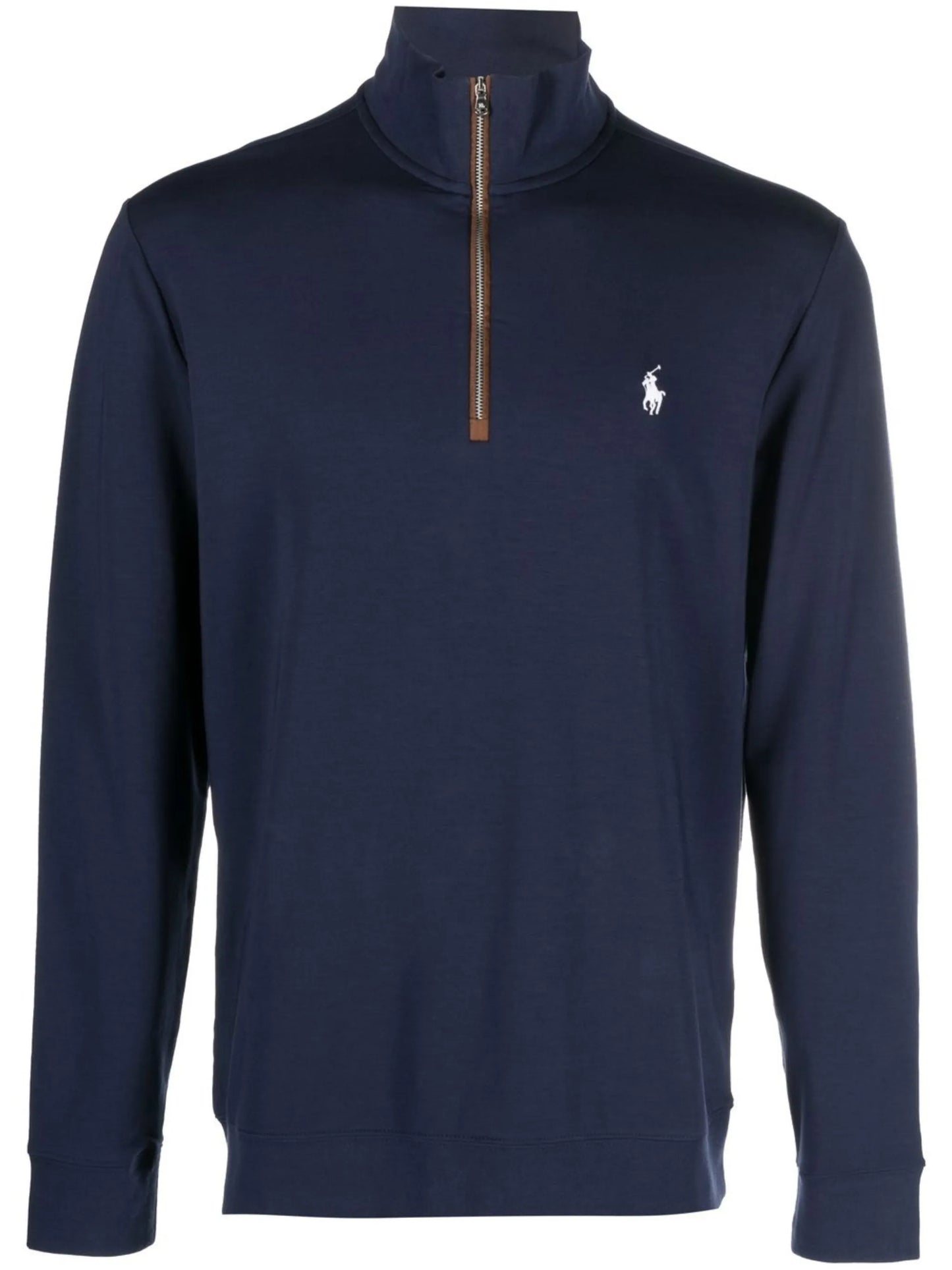 embroidered-logo long-sleeve sweatshirt