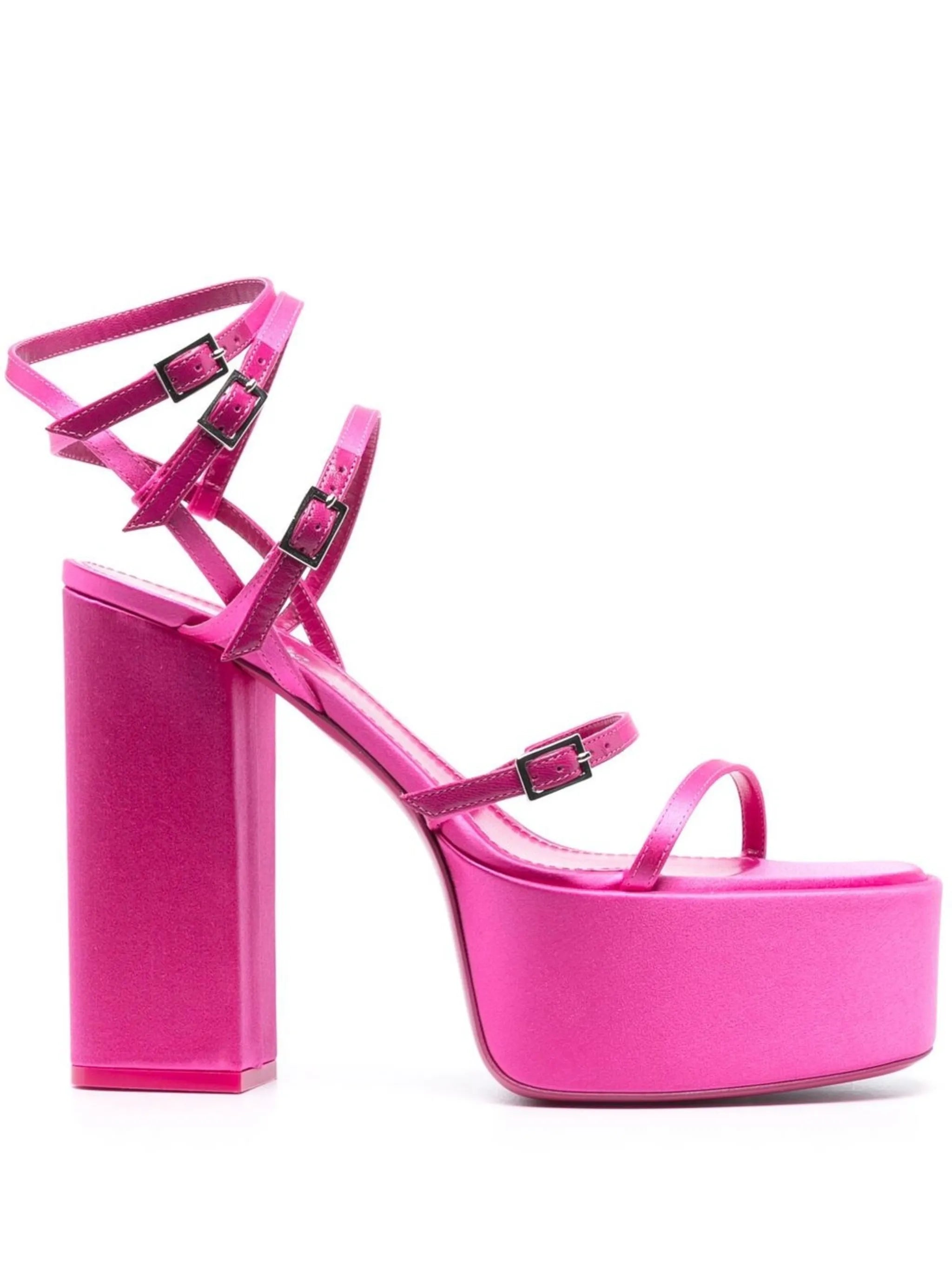 platform strappy sandals