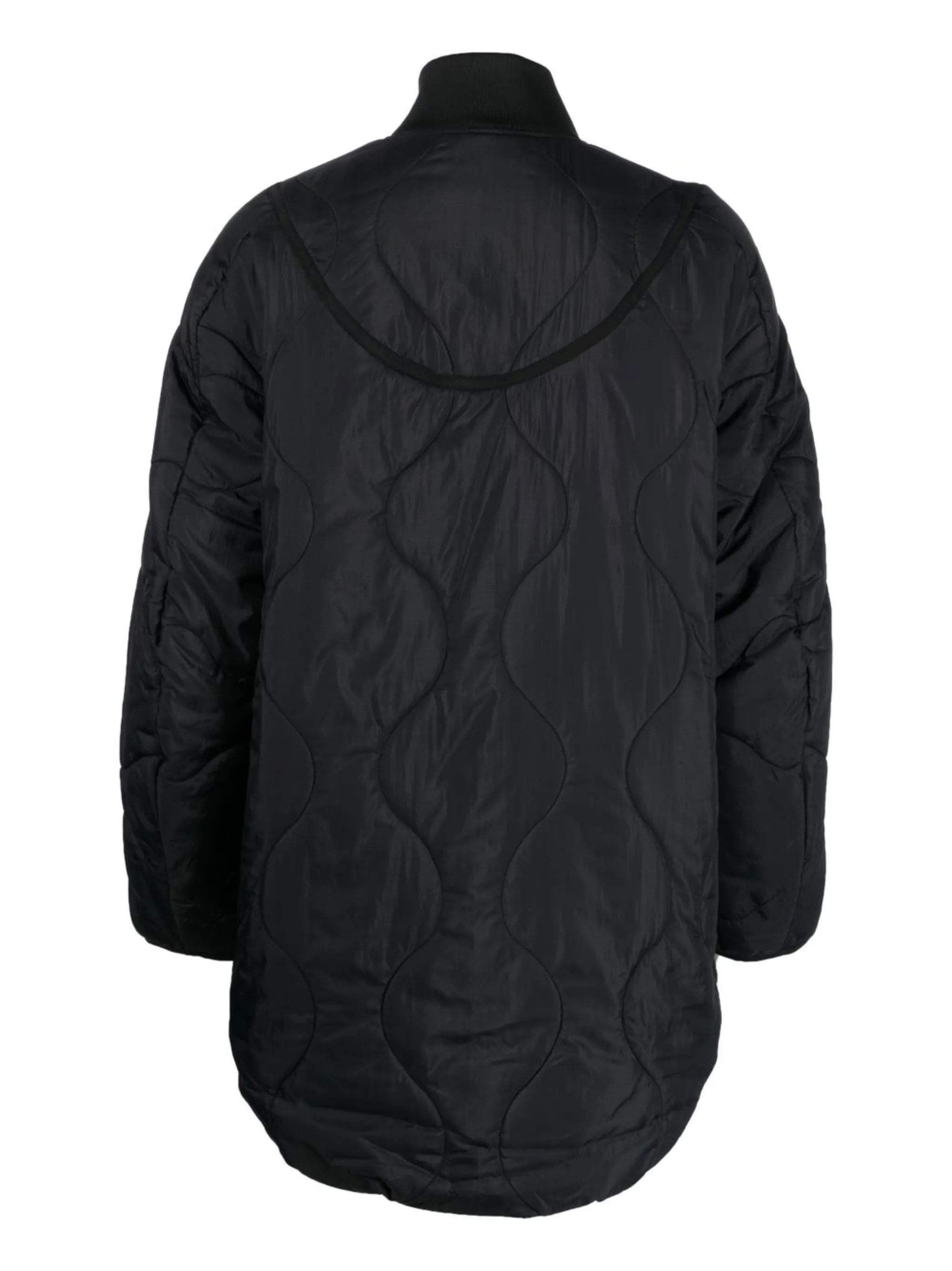 quilted long-sleeve jacket