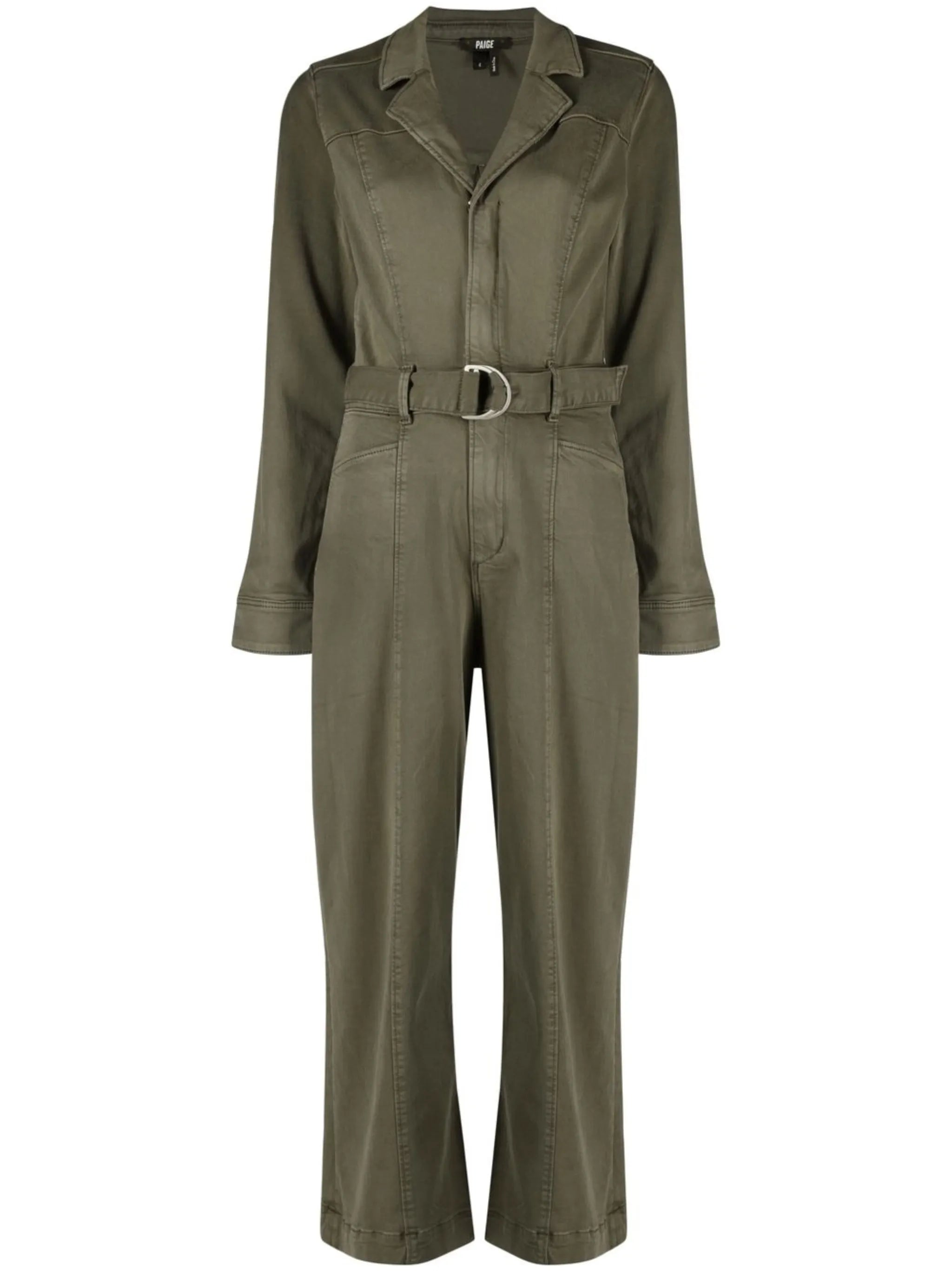 long-sleeve cropped jumpsuit