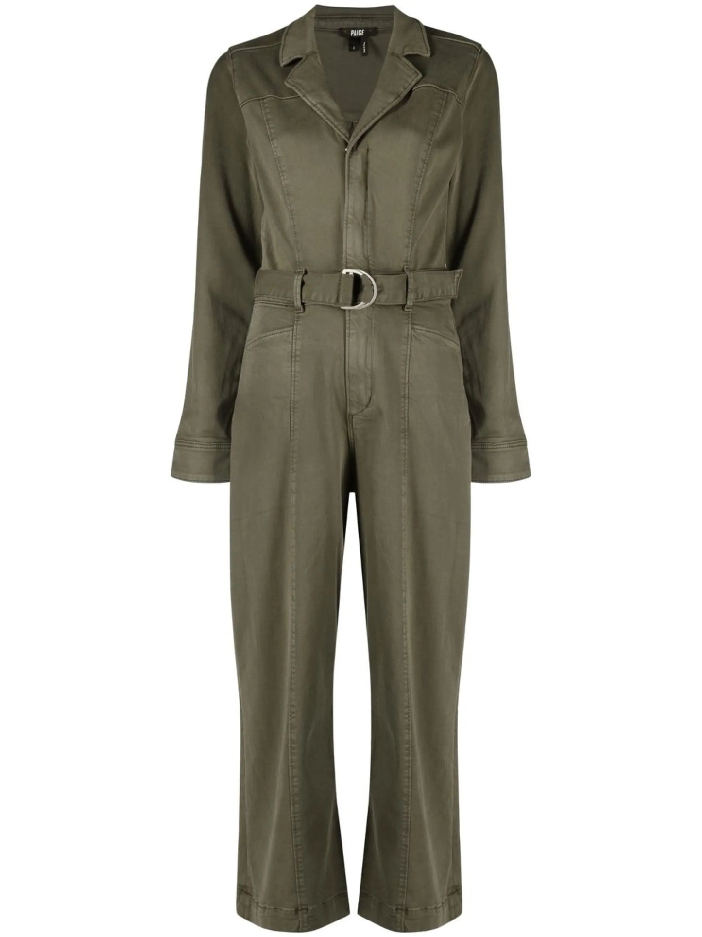 long-sleeve cropped jumpsuit