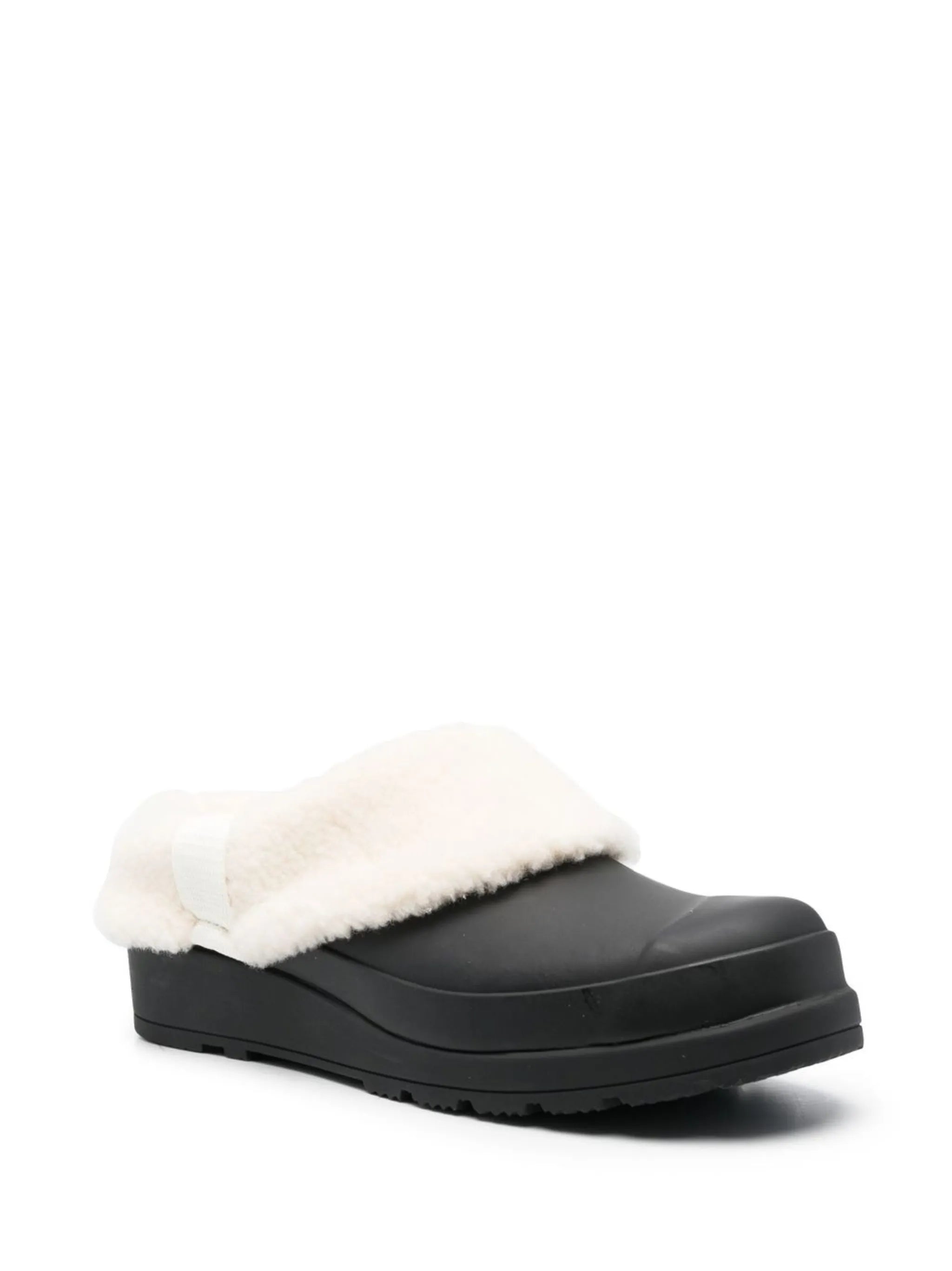 shearling-lined clogs
