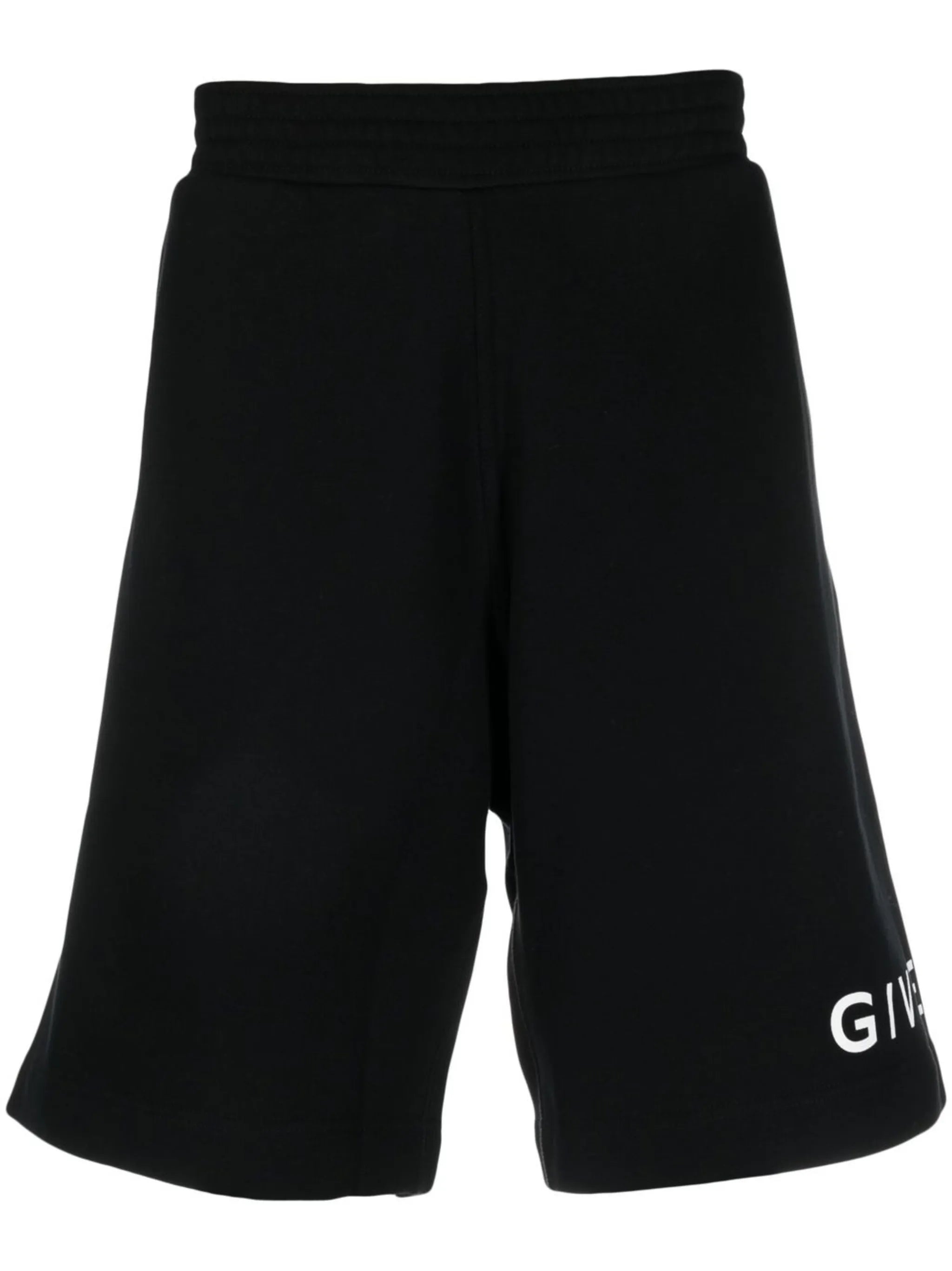 logo-print track shorts