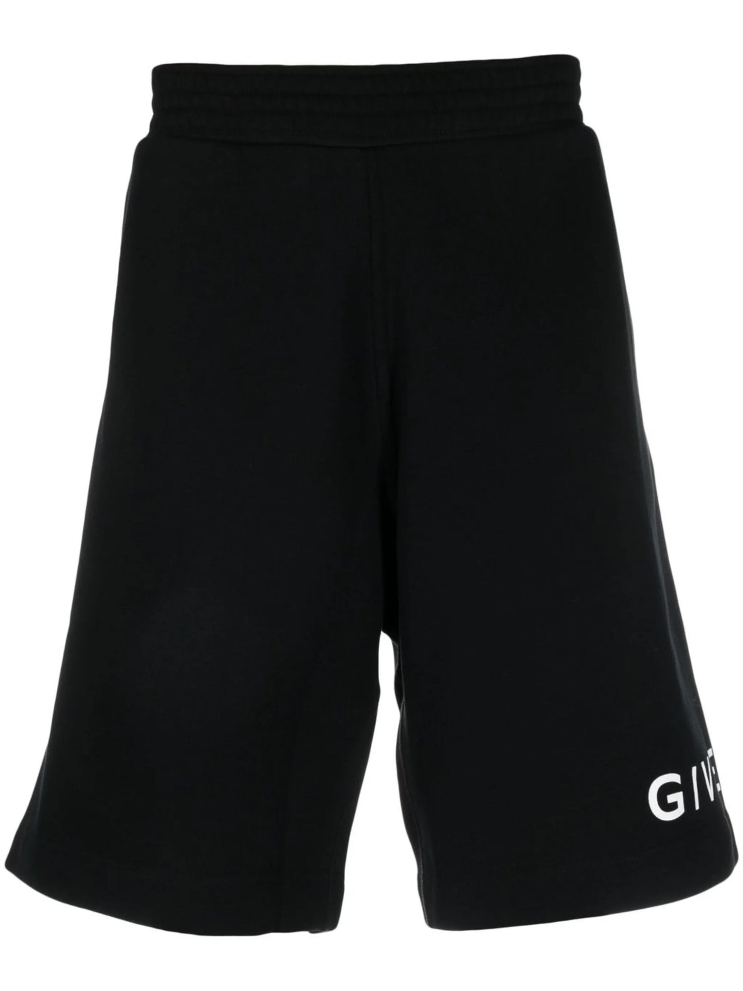 logo-print track shorts