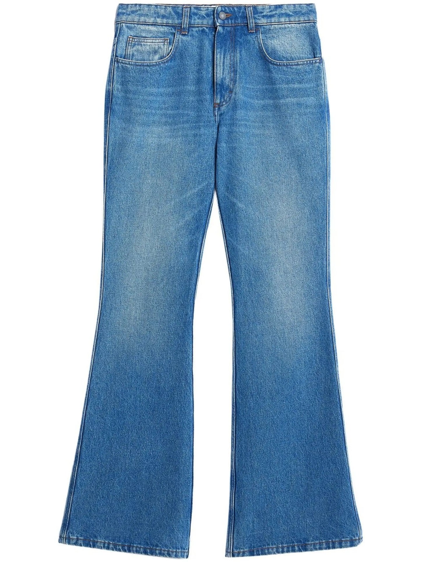 flared-leg jeans