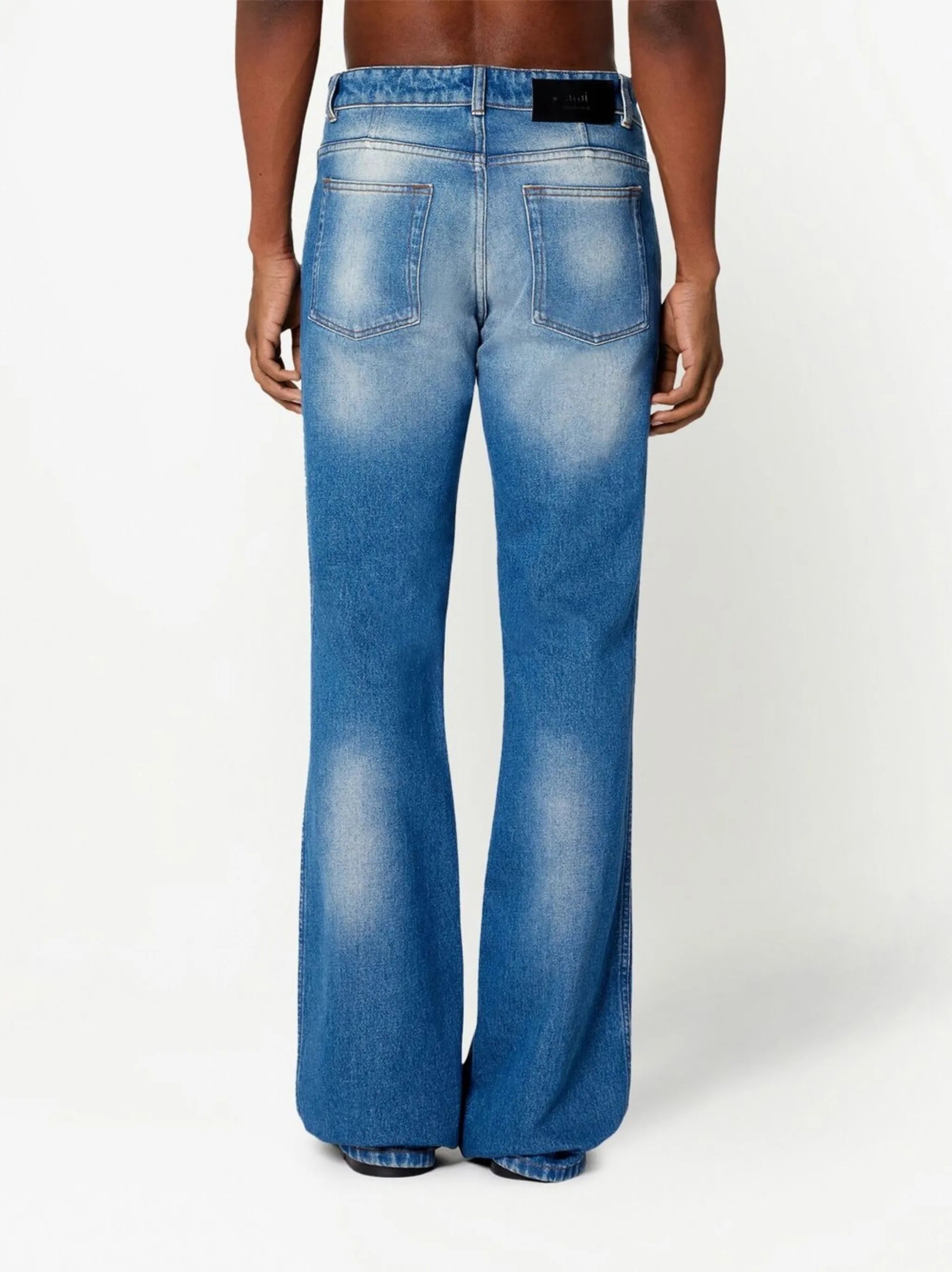 flared-leg jeans