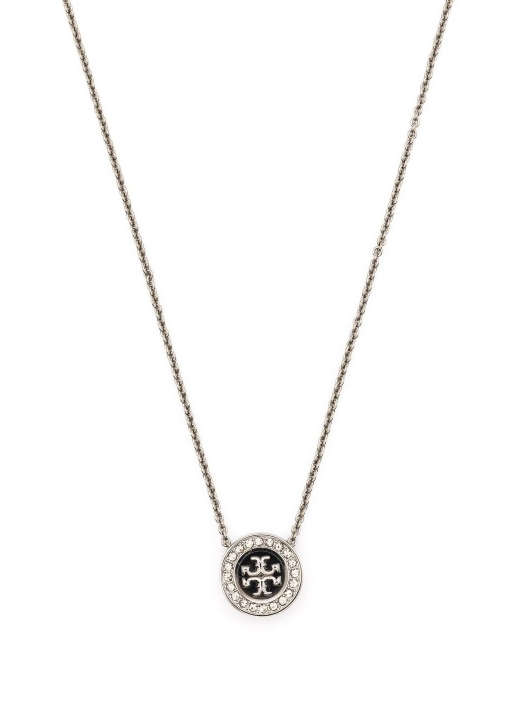 logo-charm necklace