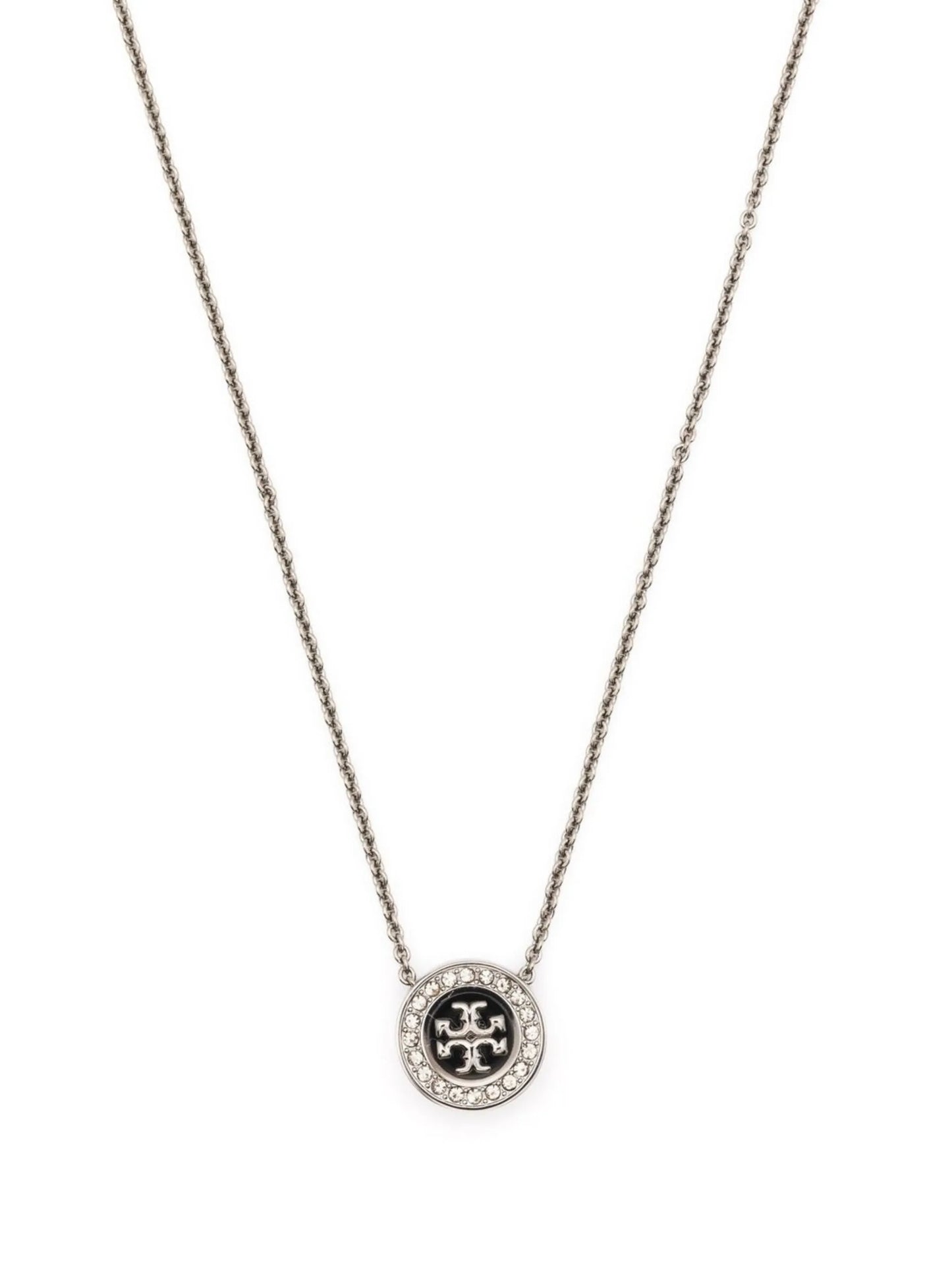 logo-charm necklace