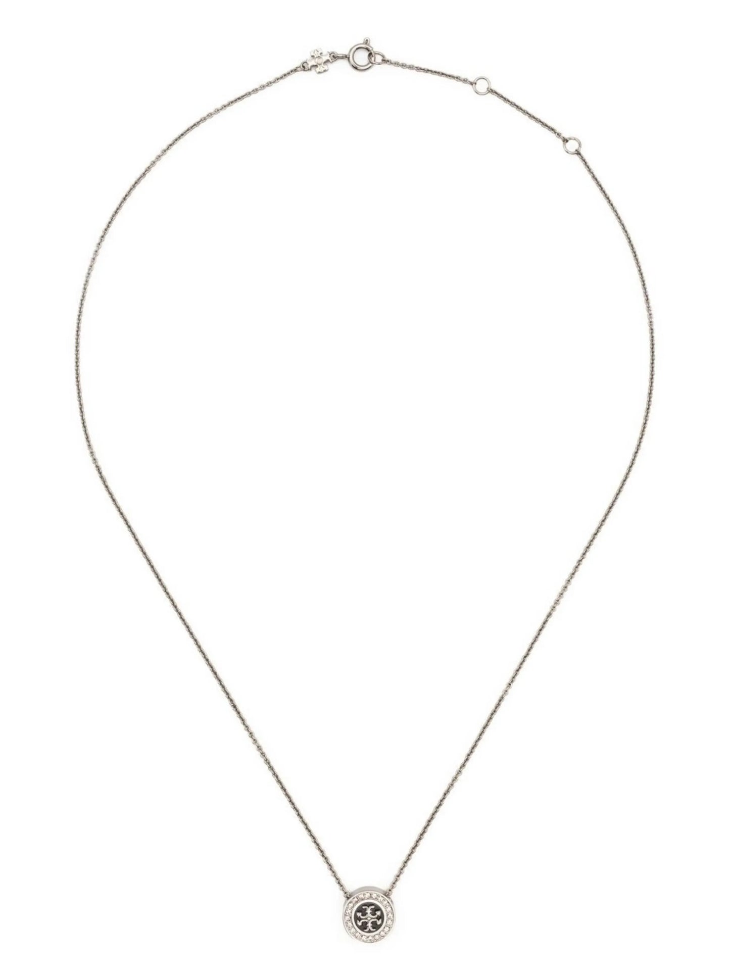 logo-charm necklace