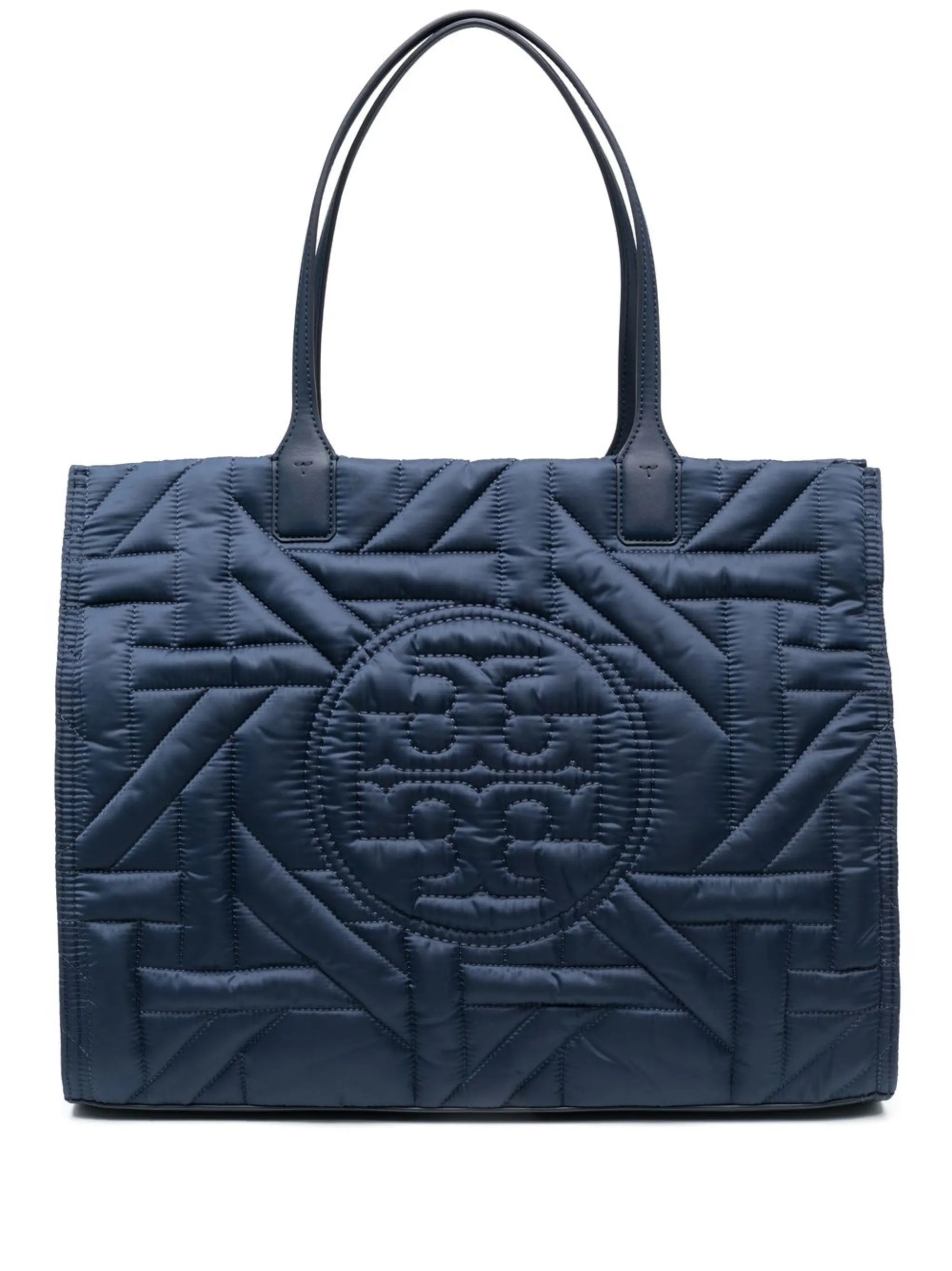 Ella basketweave-embossed tote bag