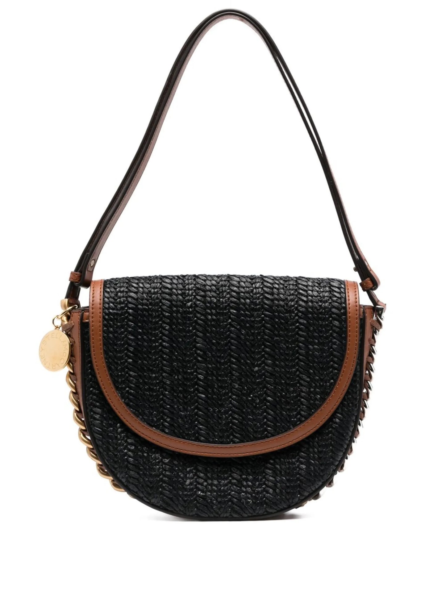 weaved rafia shoulder bag