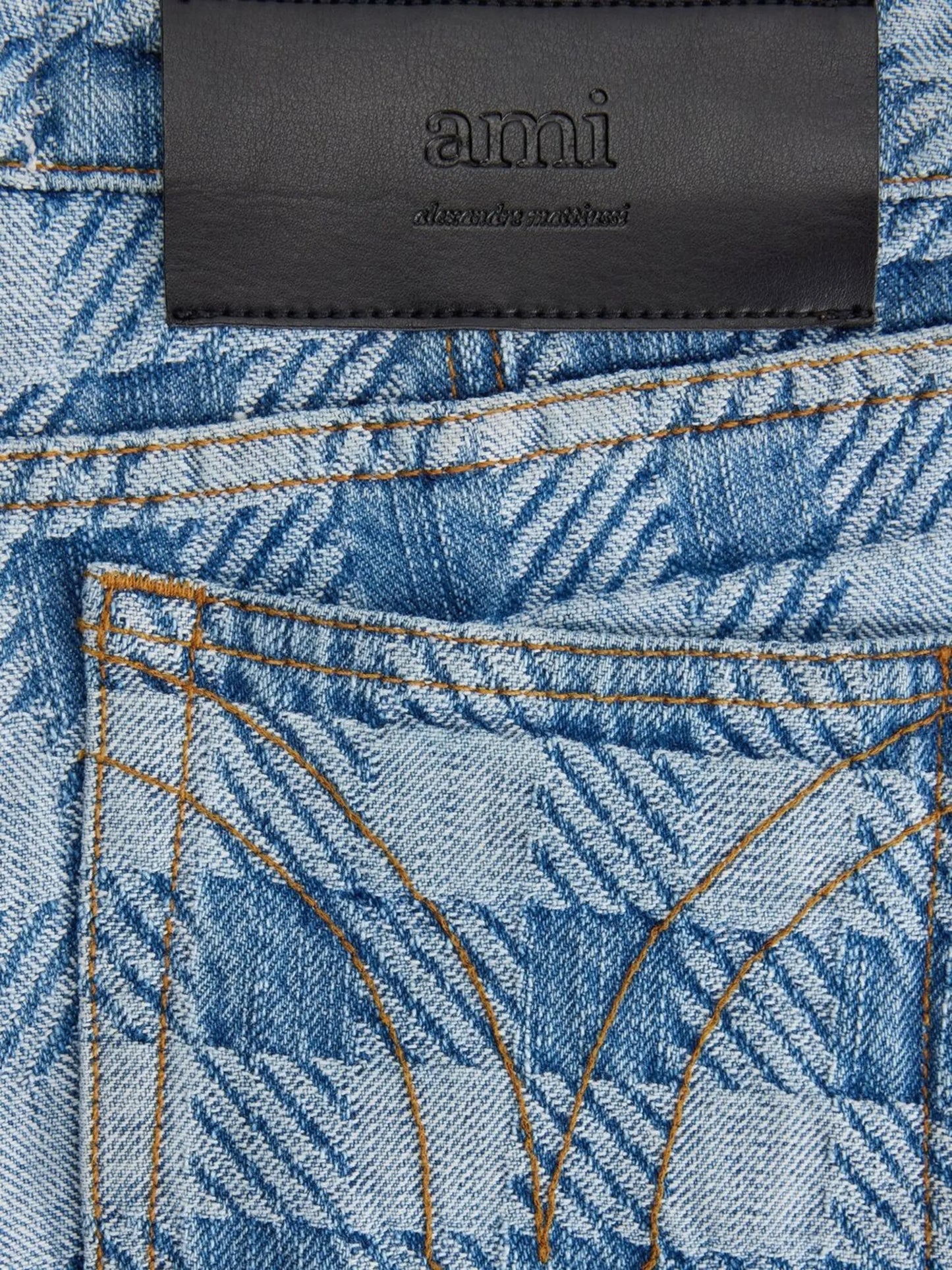 mini checkered denim shorts