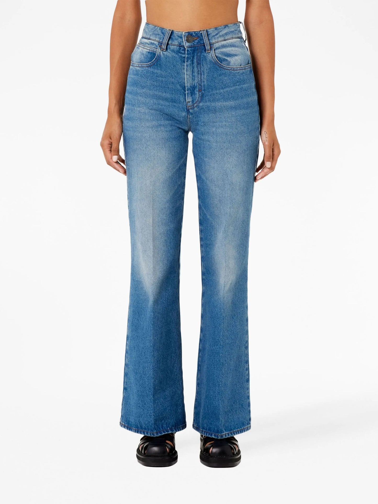 bootcut denim jeans
