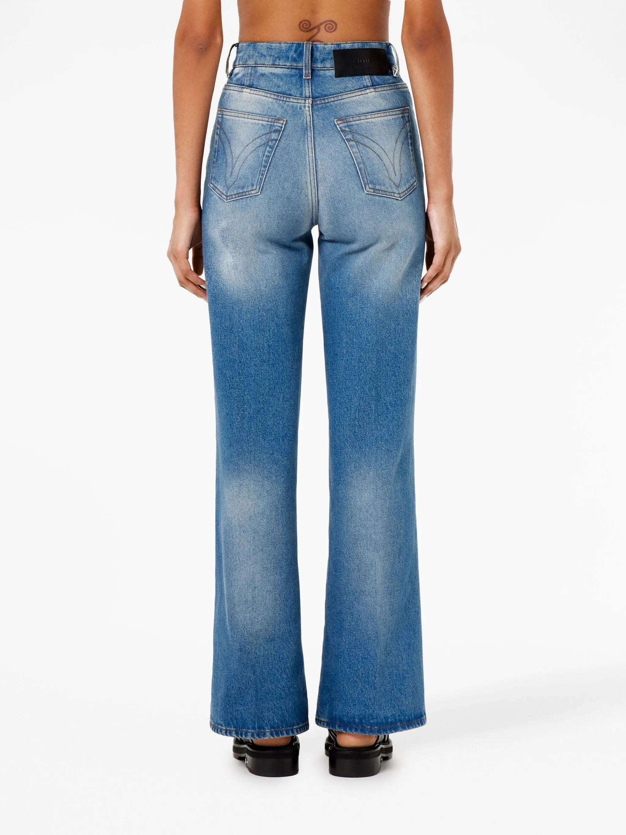 bootcut denim jeans