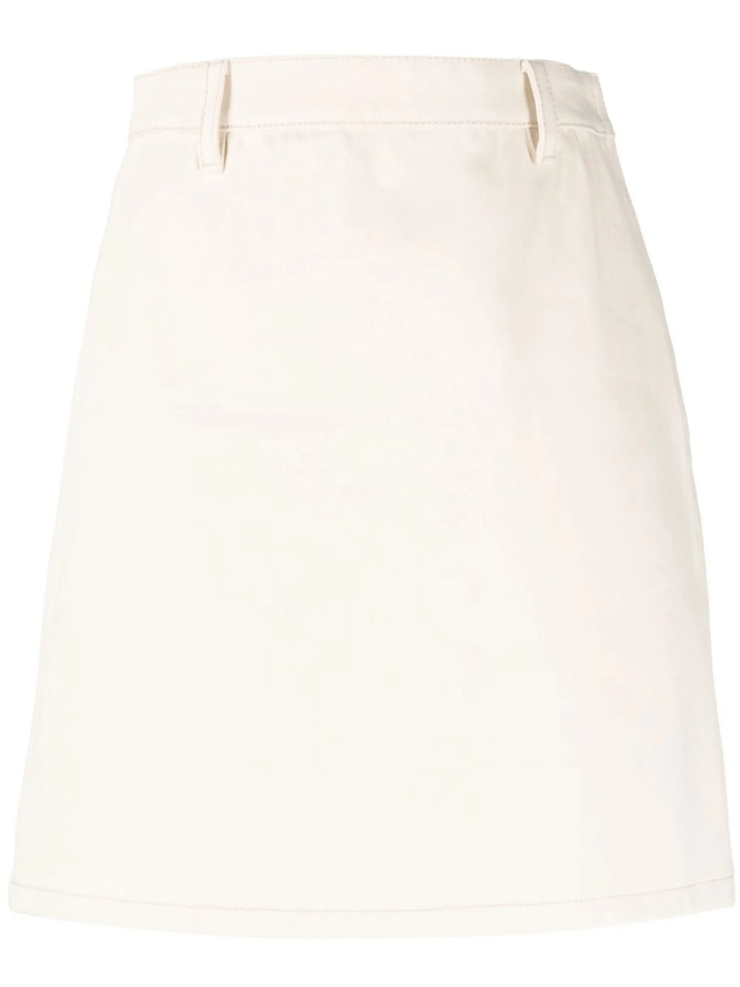 high-waist straight skirt