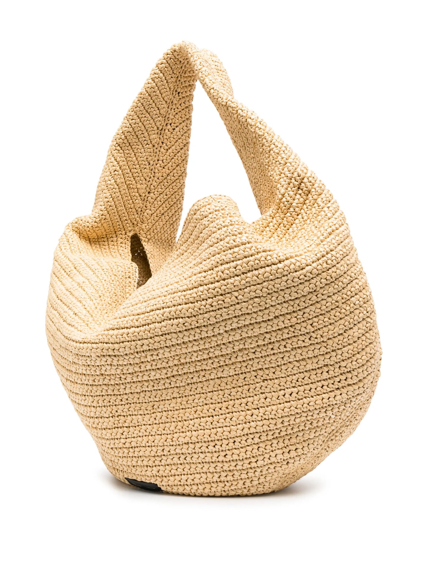 large Olivia raffia tote bag