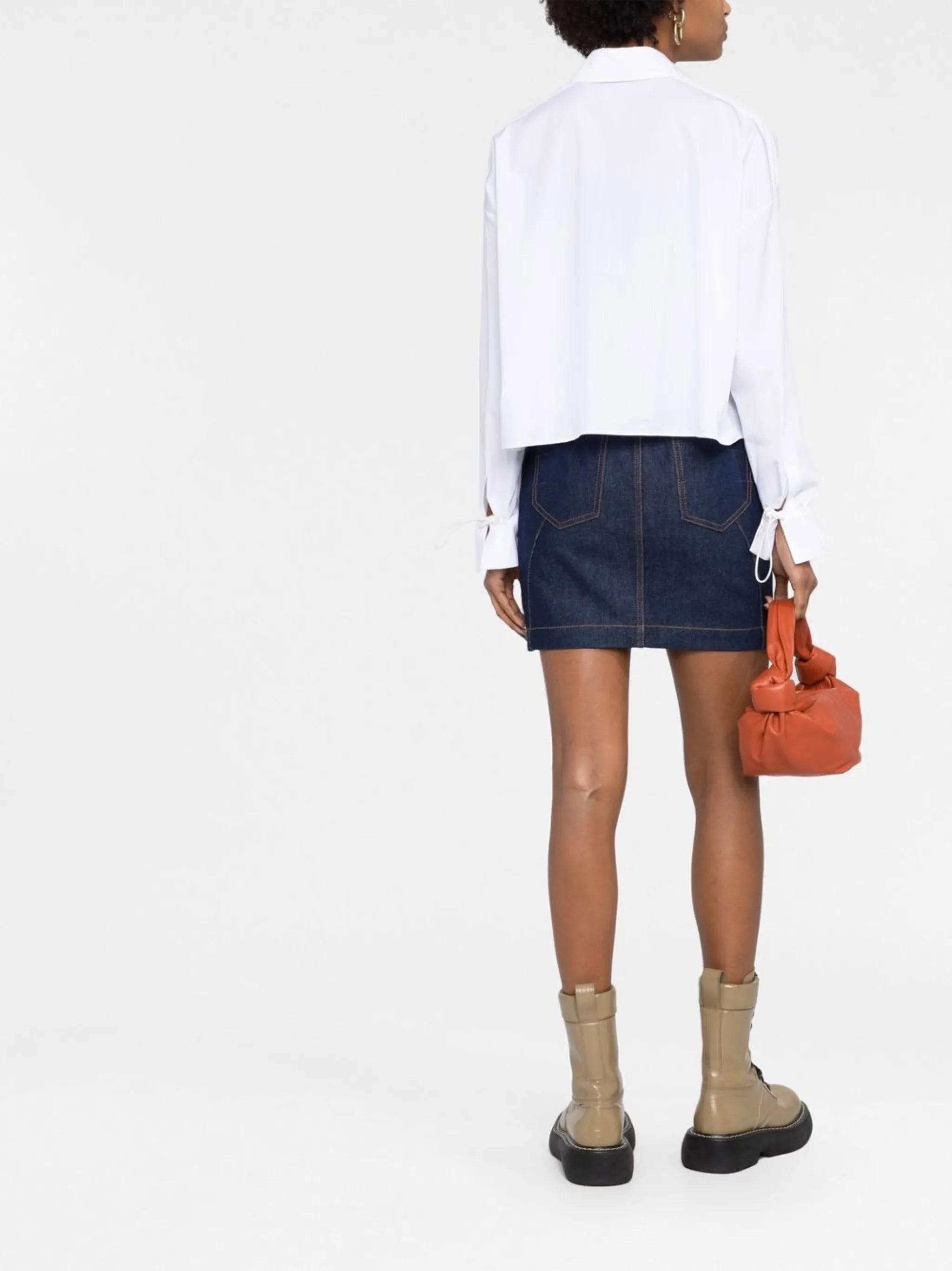 FF patch cotton shirt