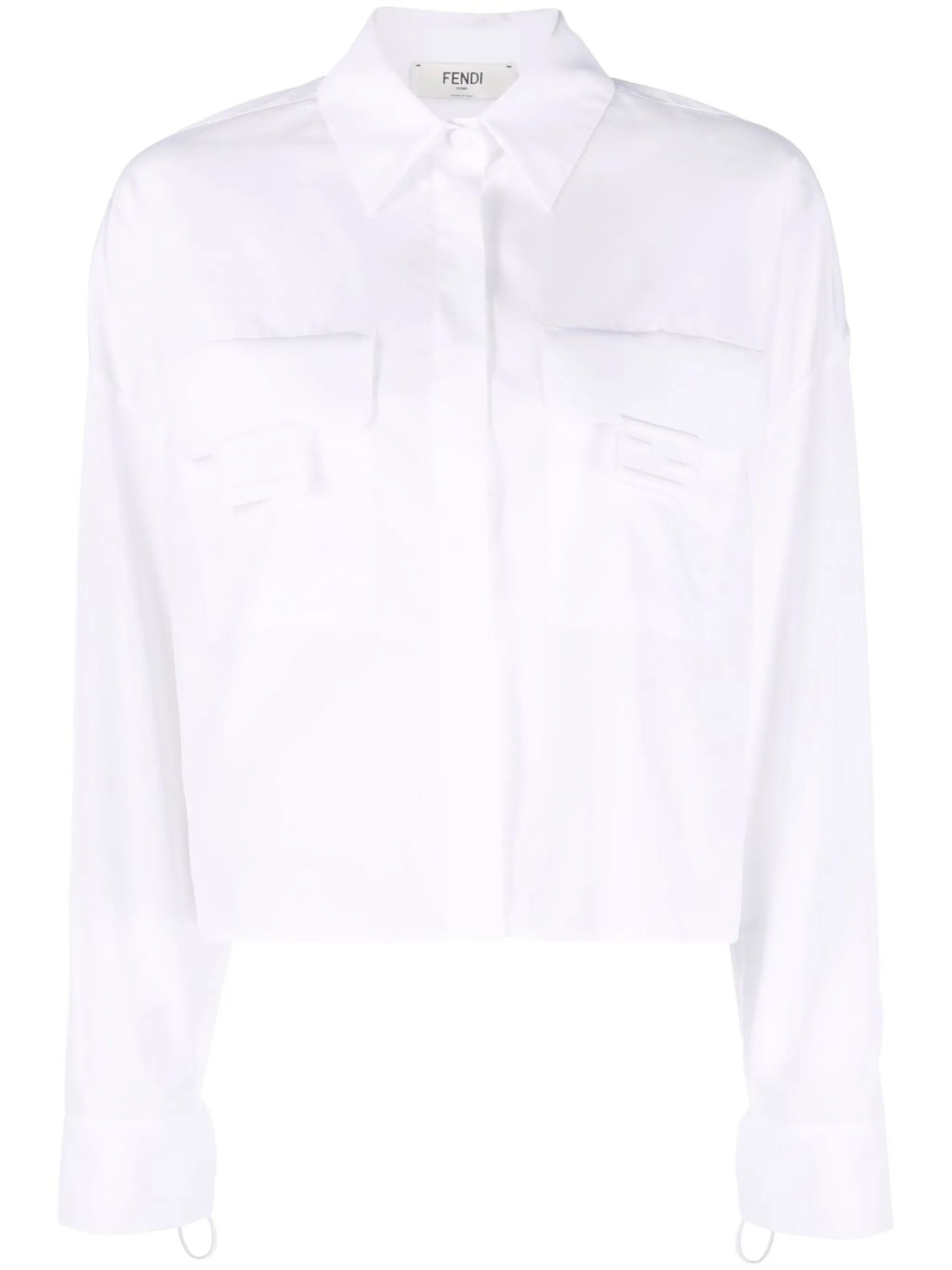 FF patch cotton shirt