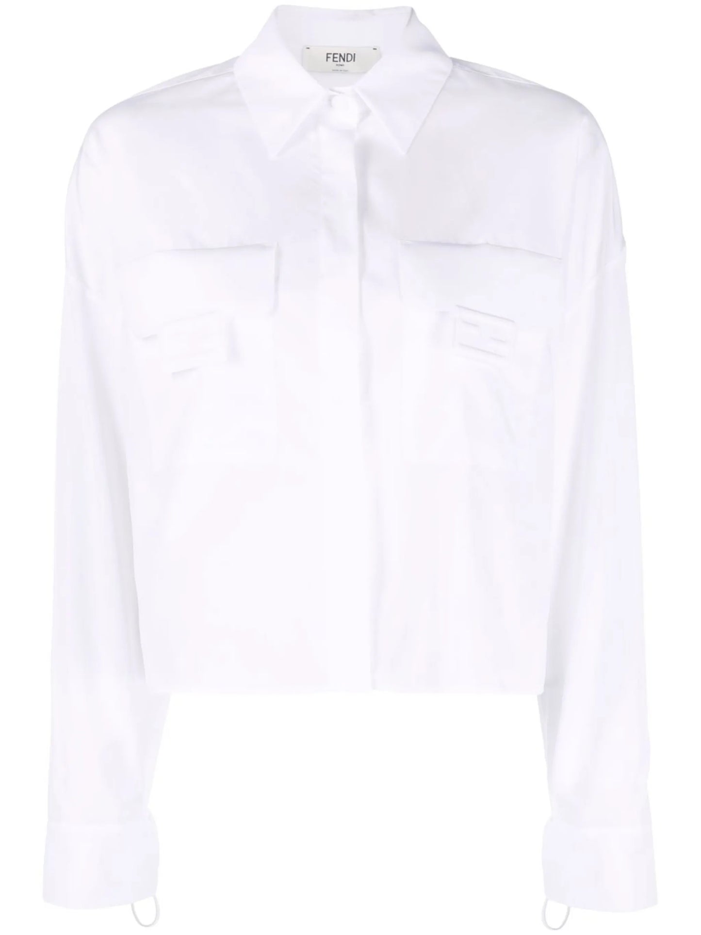 FF patch cotton shirt