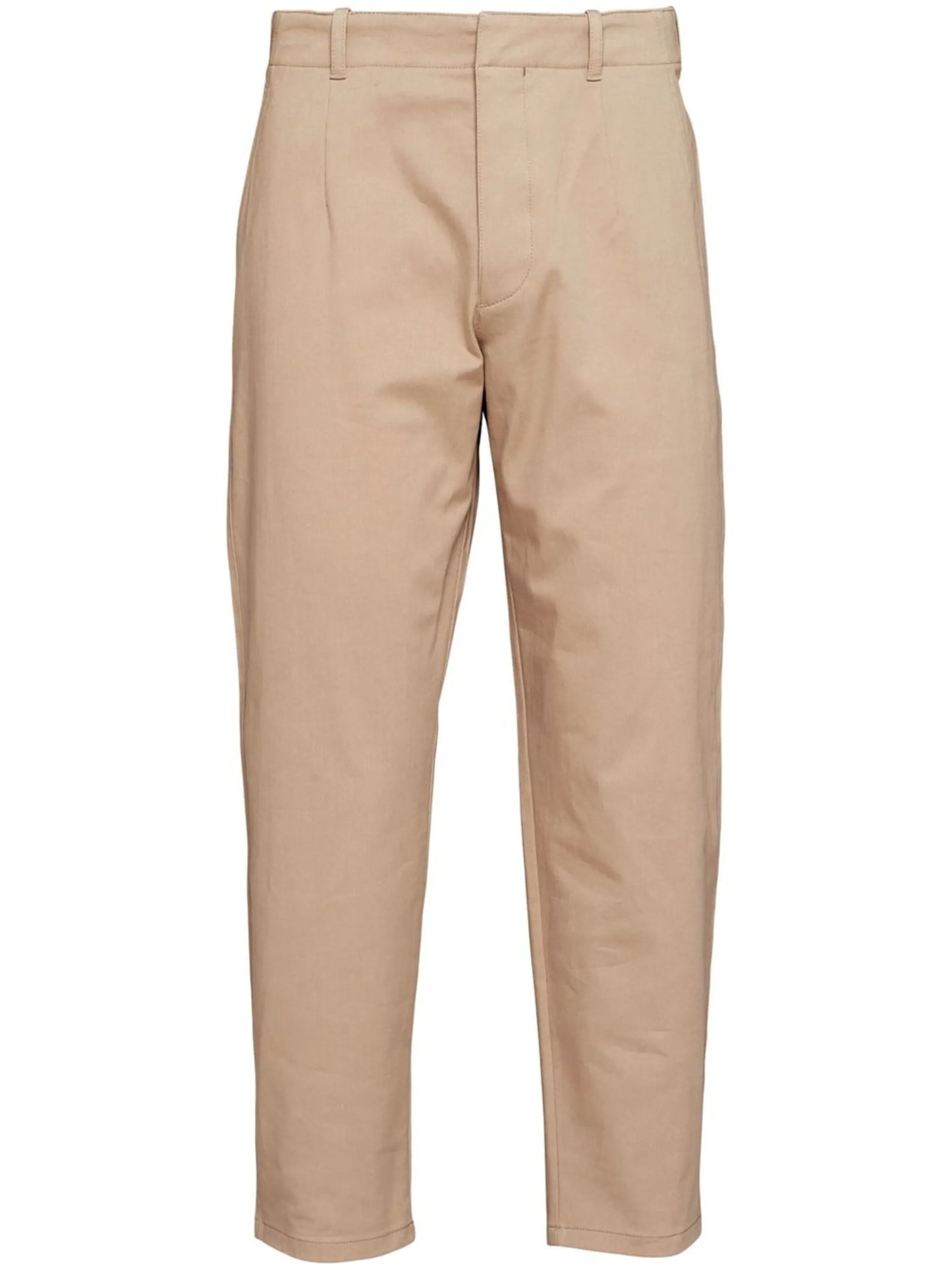 triangle-logo tapered trousers