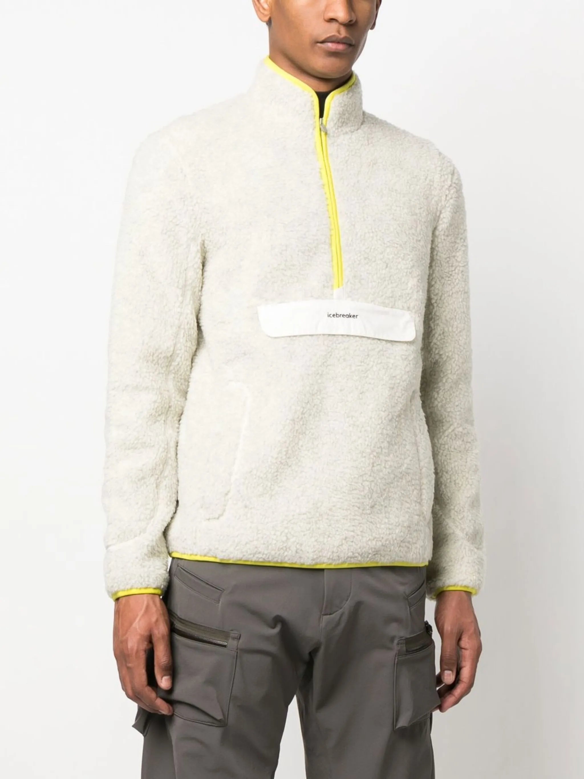 half-zip merino-wool fleece