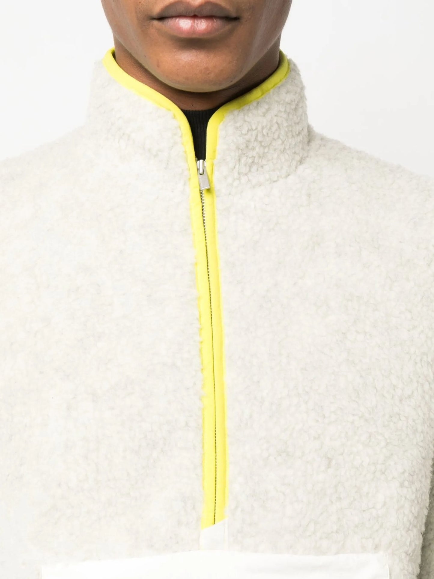 half-zip merino-wool fleece