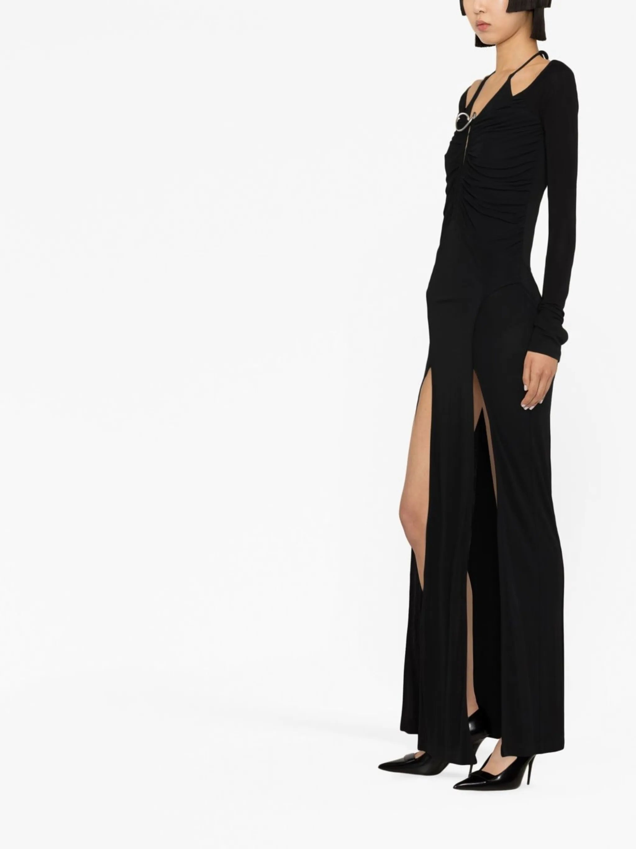 Mobious slit gown