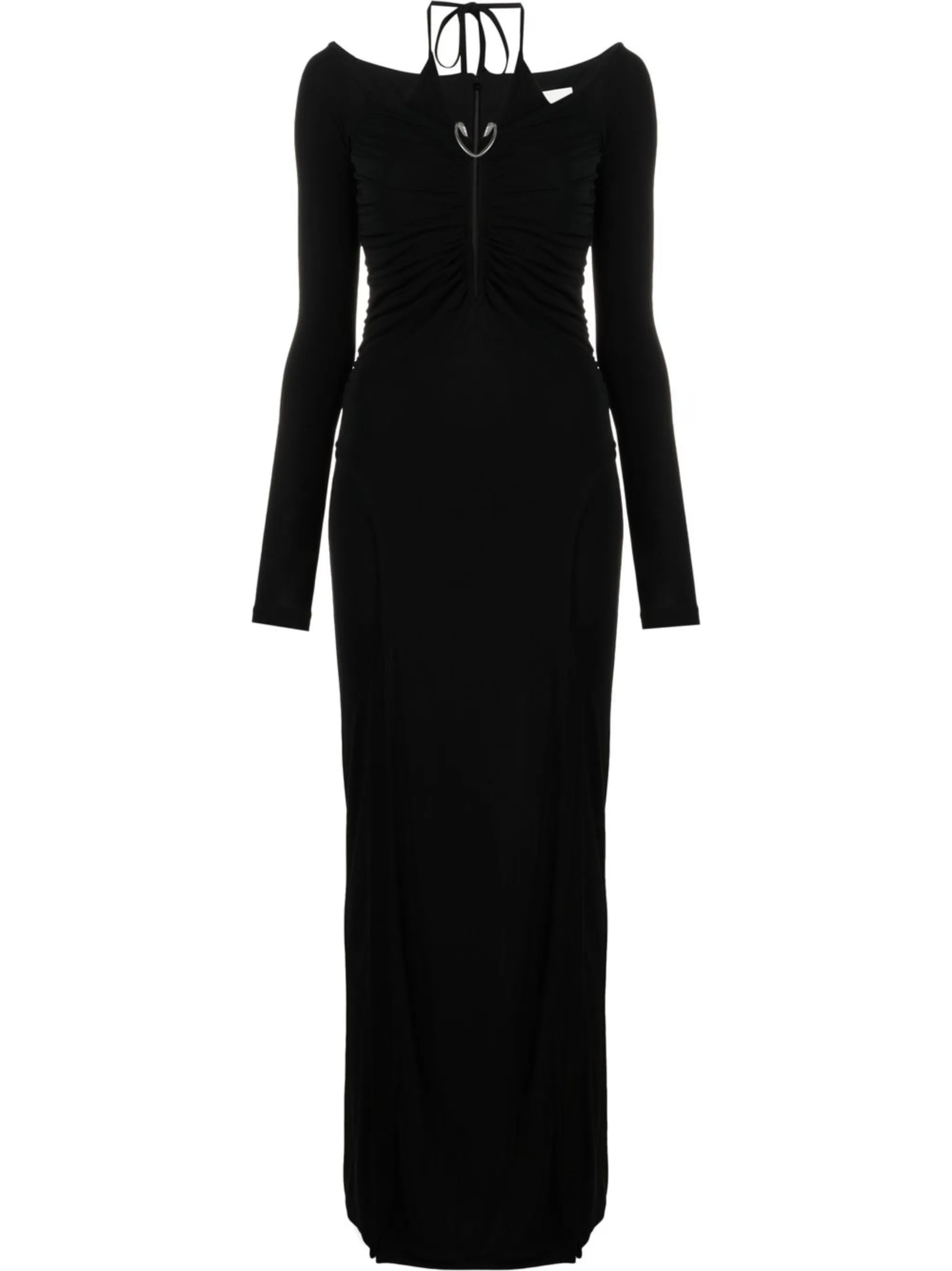 Mobious slit gown
