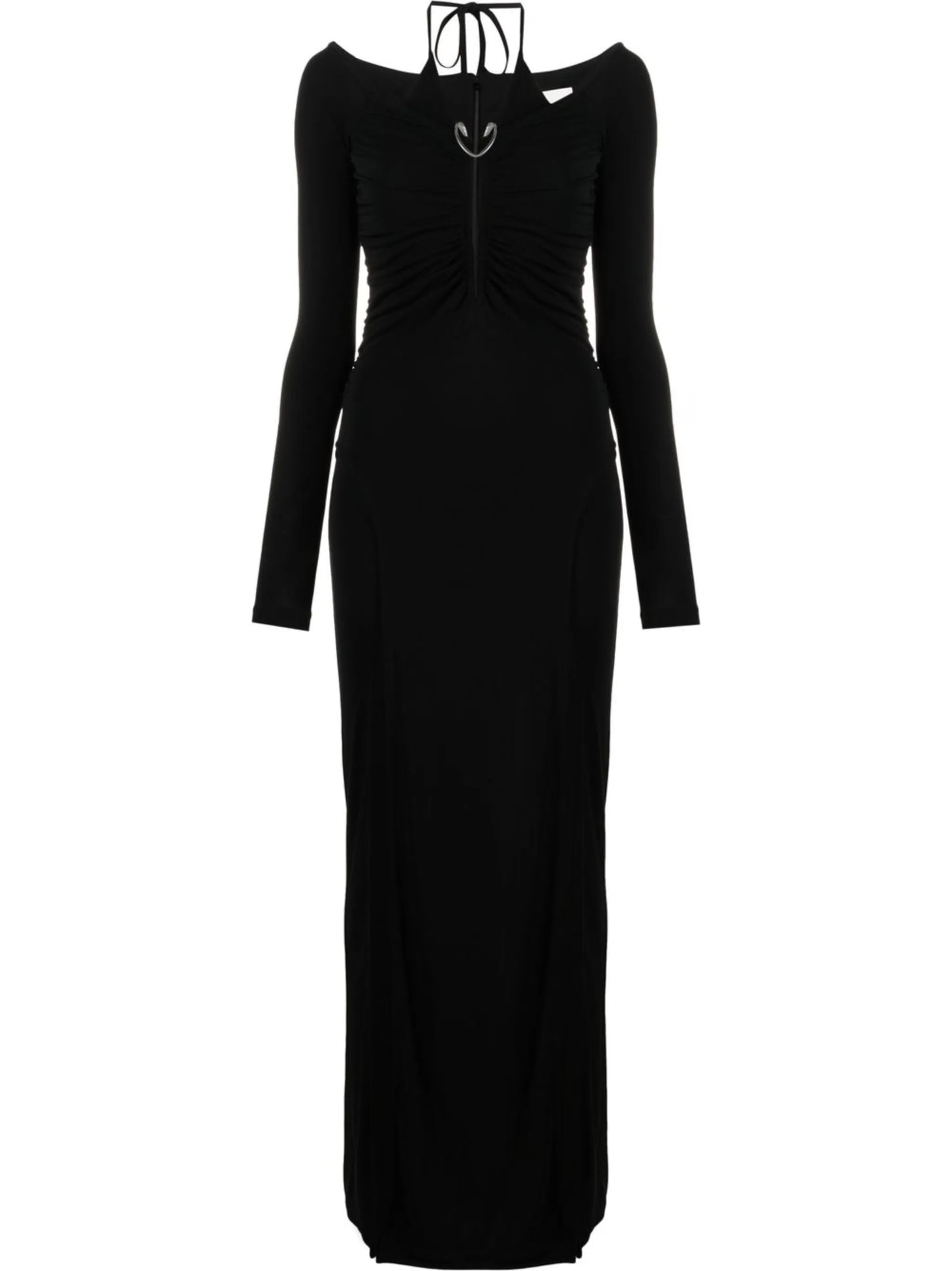 Mobious slit gown