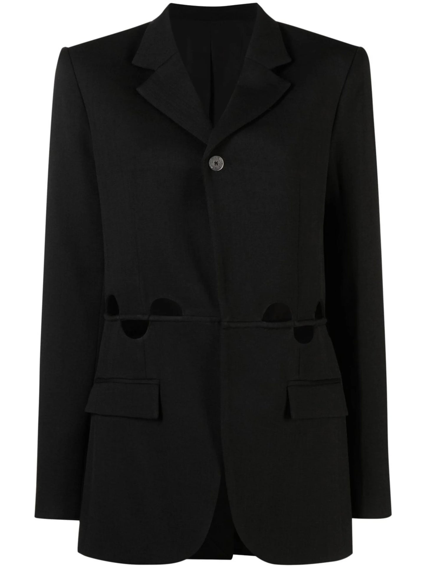 single-breasted blazer