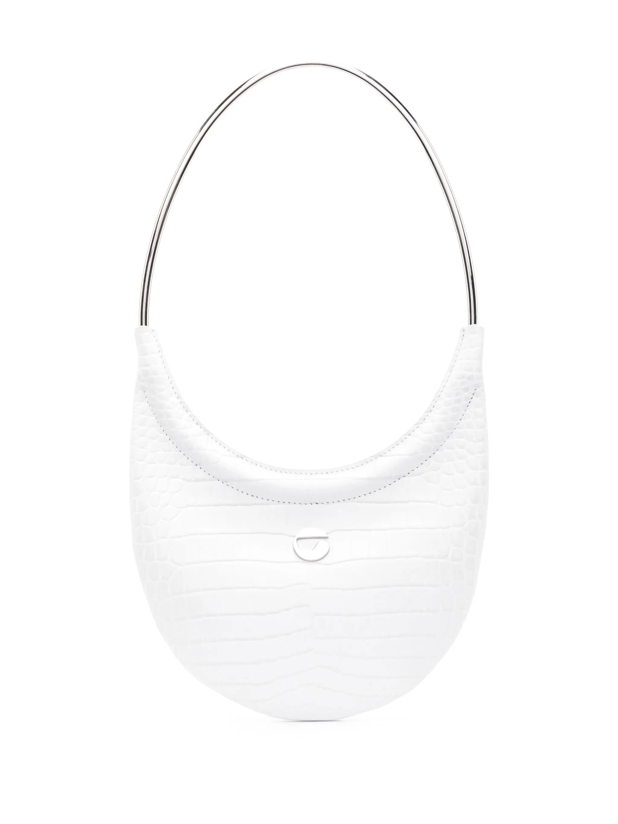 Ring Swipe crocodile-effect shoulder bag