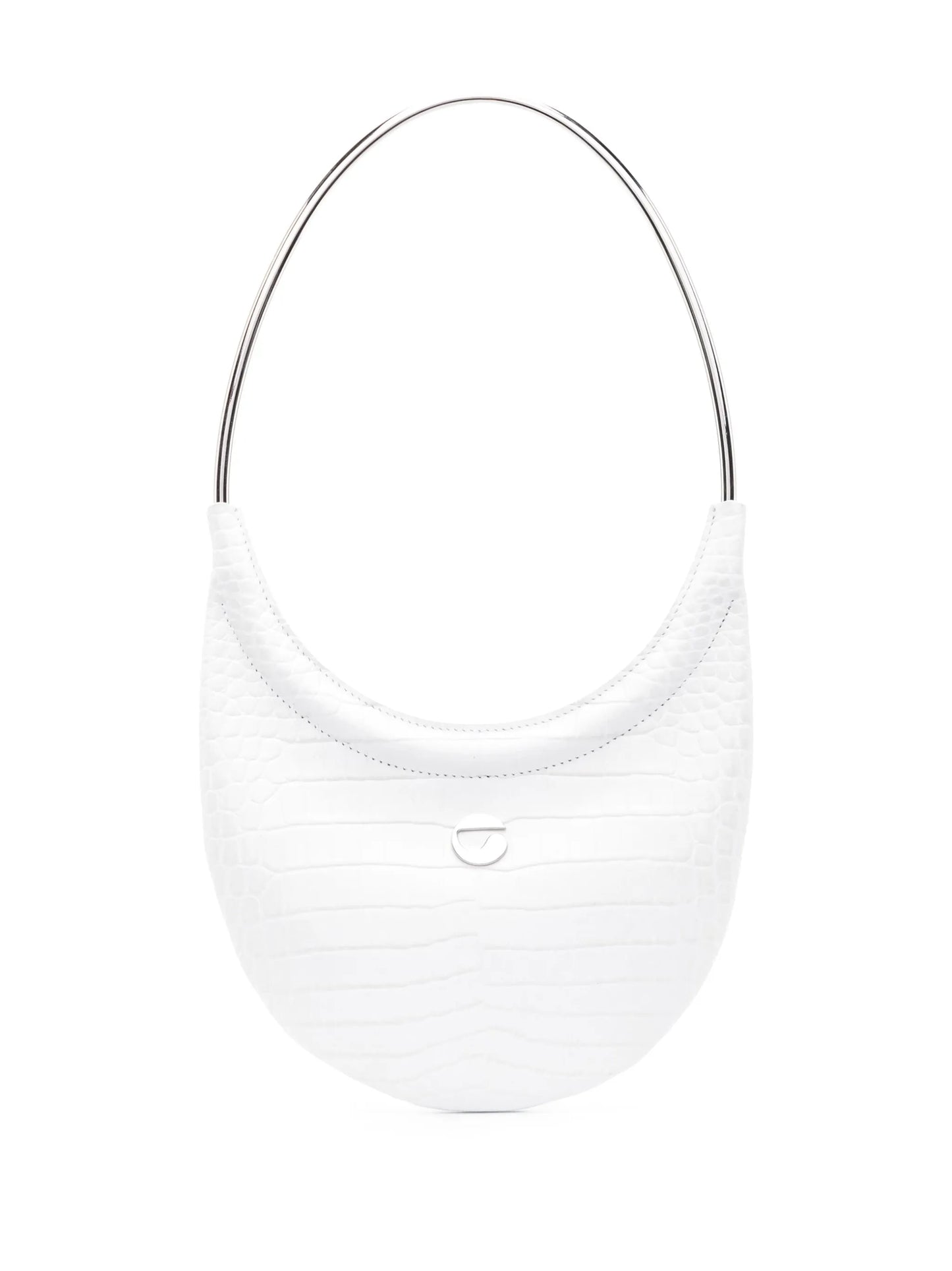 Ring Swipe crocodile-effect shoulder bag