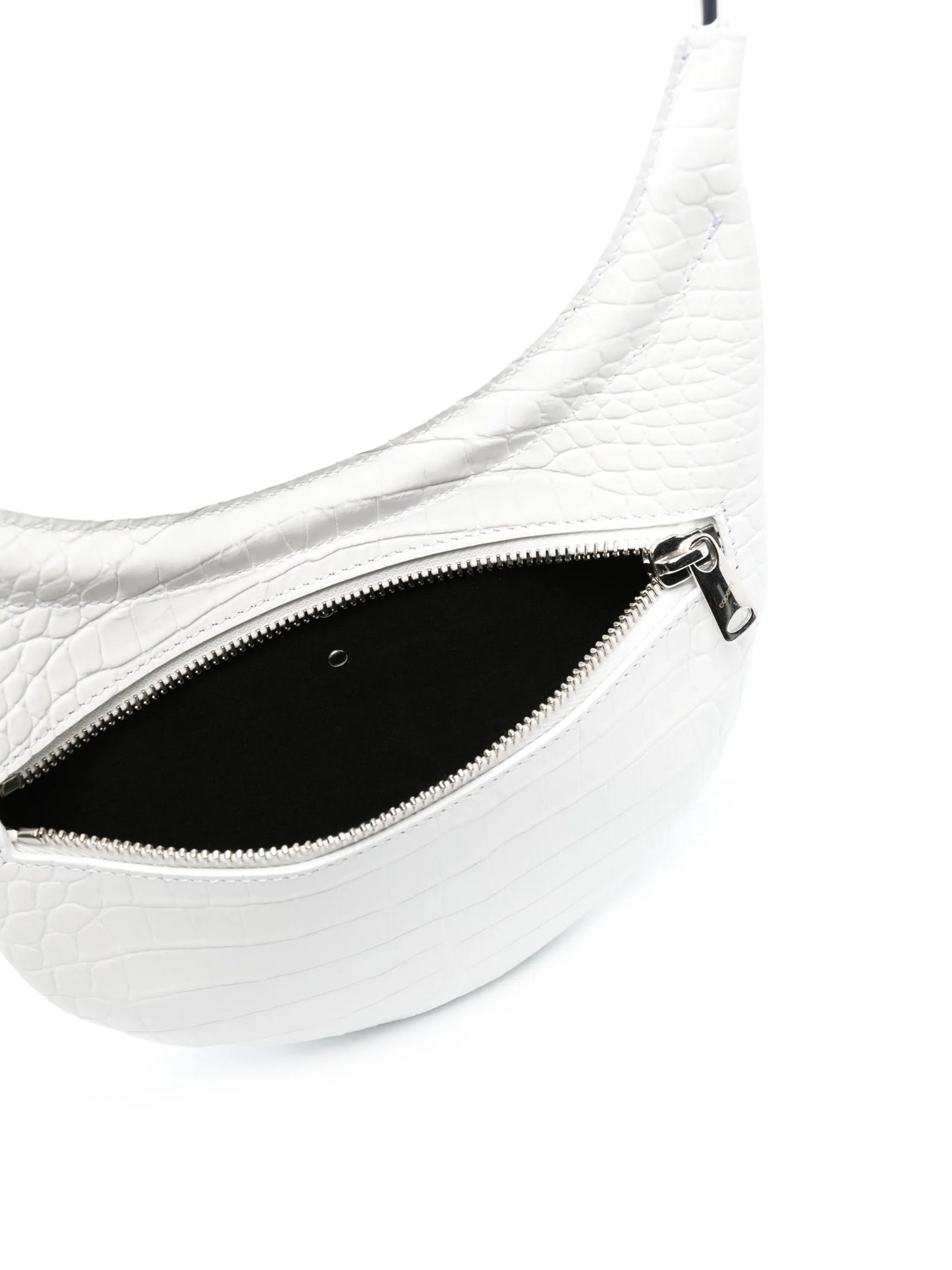 Ring Swipe crocodile-effect shoulder bag