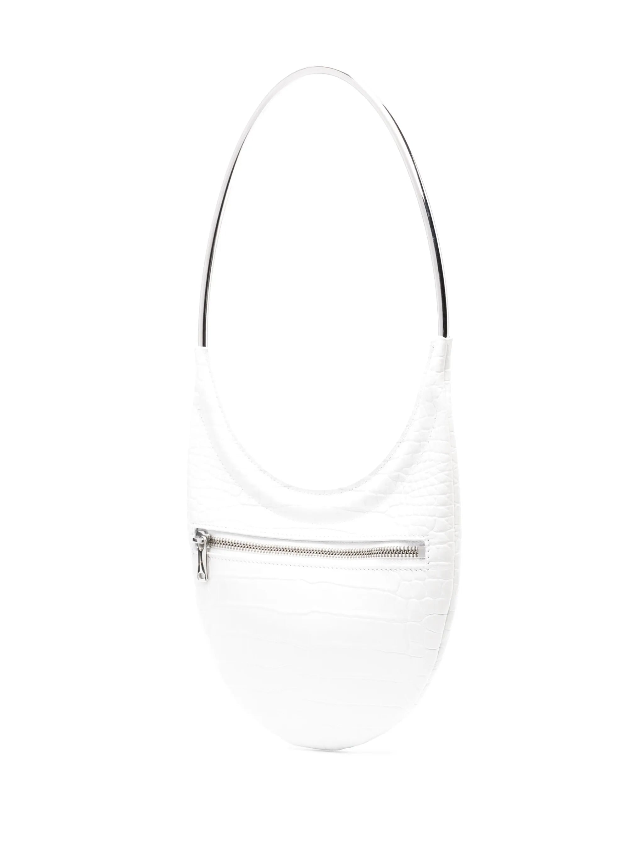 Ring Swipe crocodile-effect shoulder bag