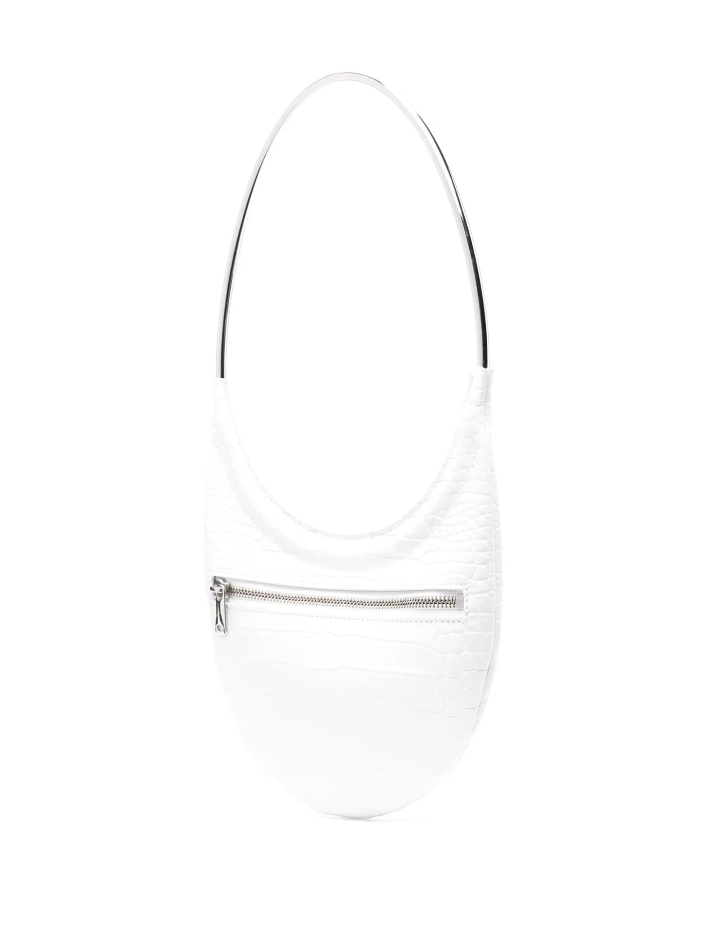Ring Swipe crocodile-effect shoulder bag