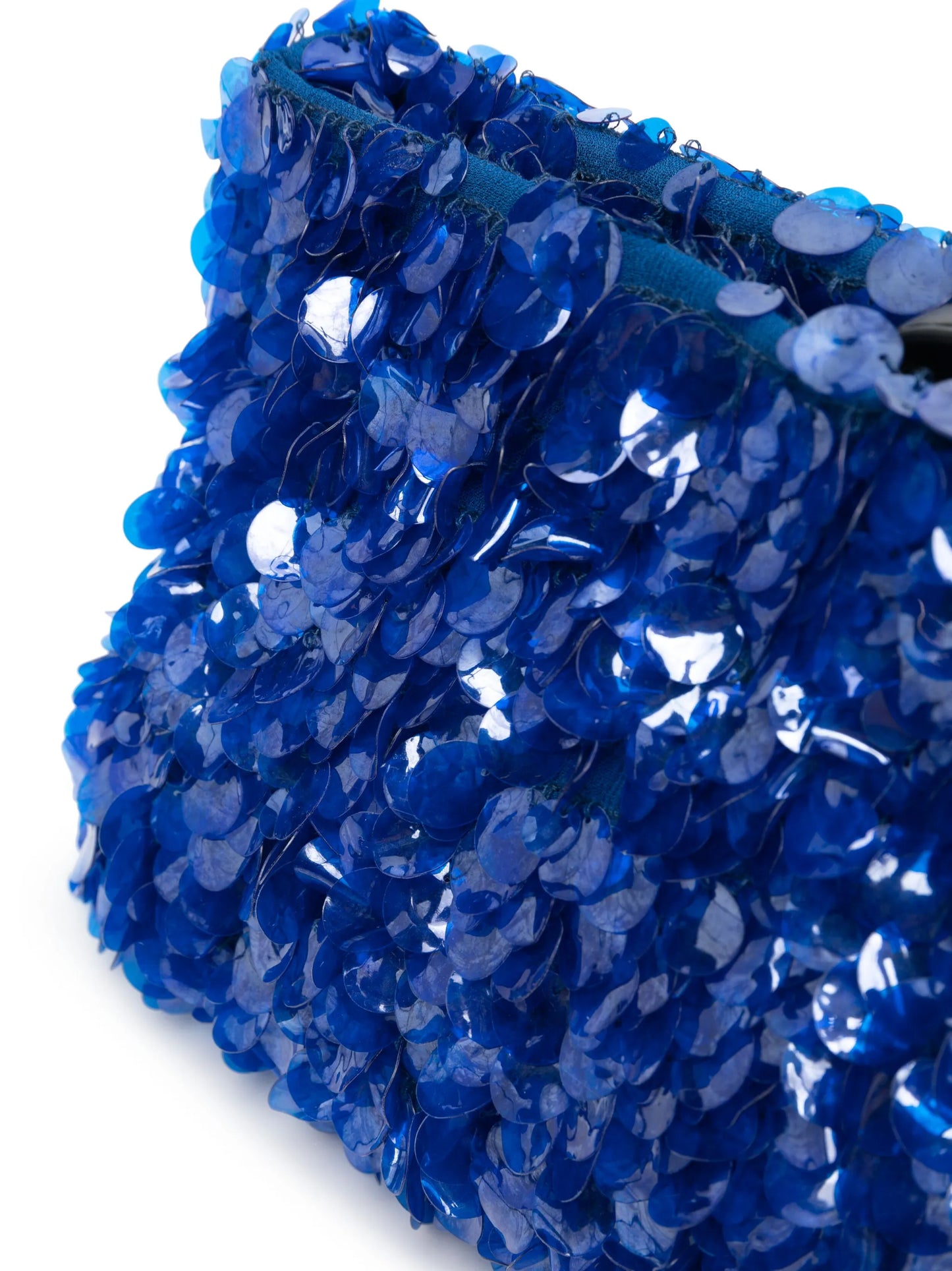 sequin-embellished clutch bag