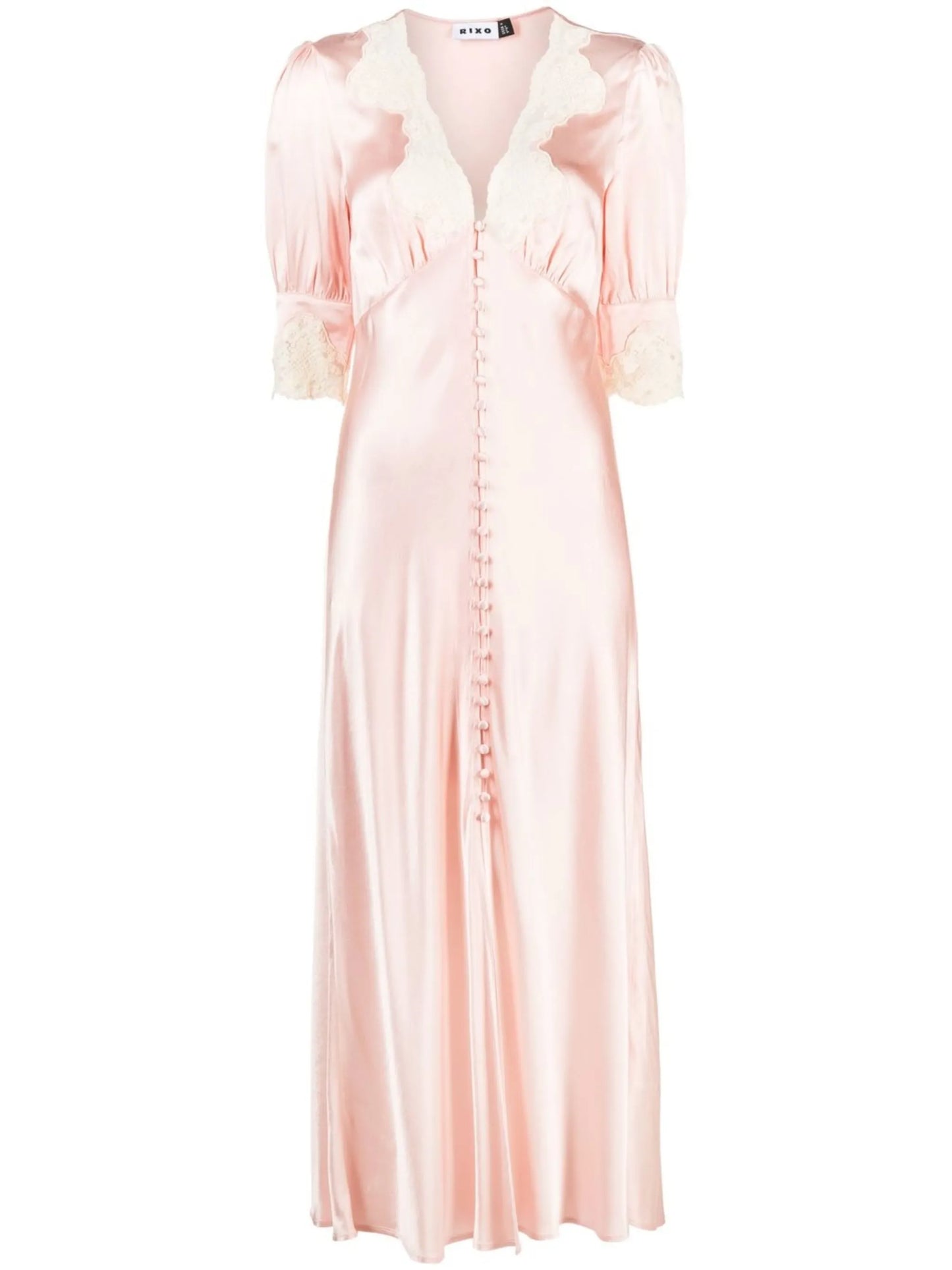 Simone lace-trimmed dress