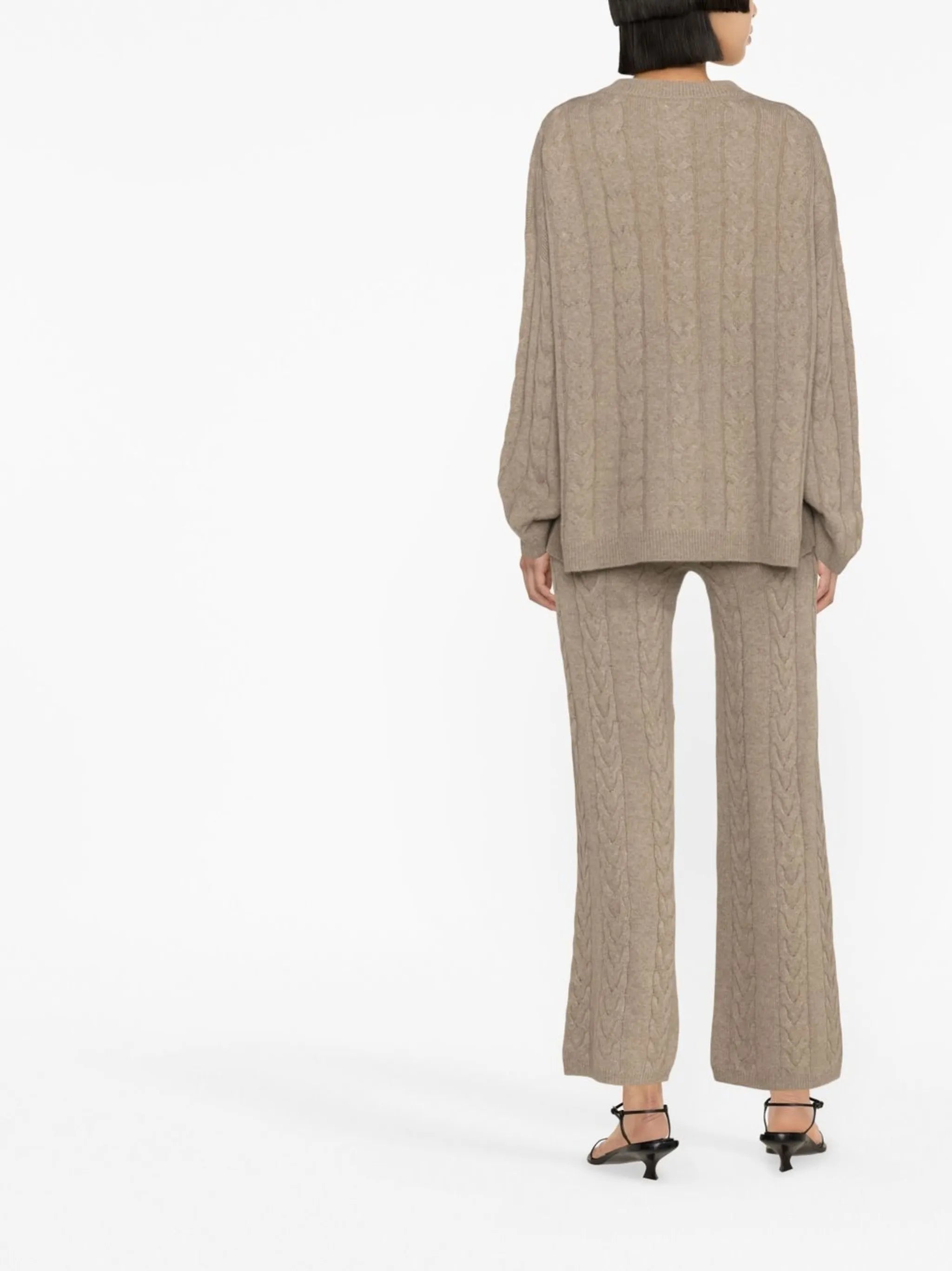 Vilma cable-knit jumper