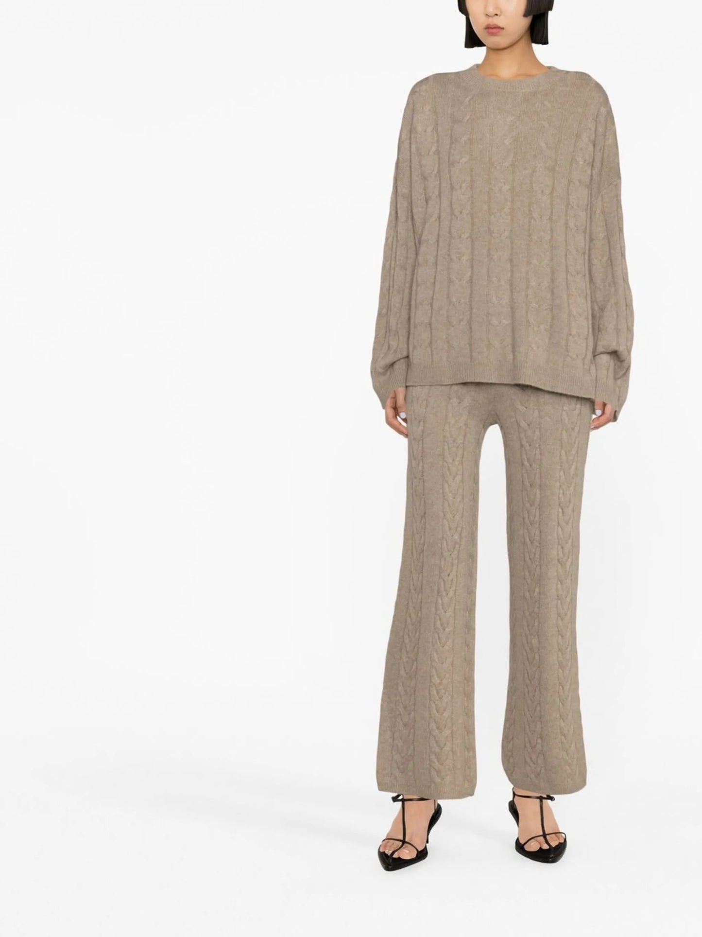 Vilma cable-knit jumper