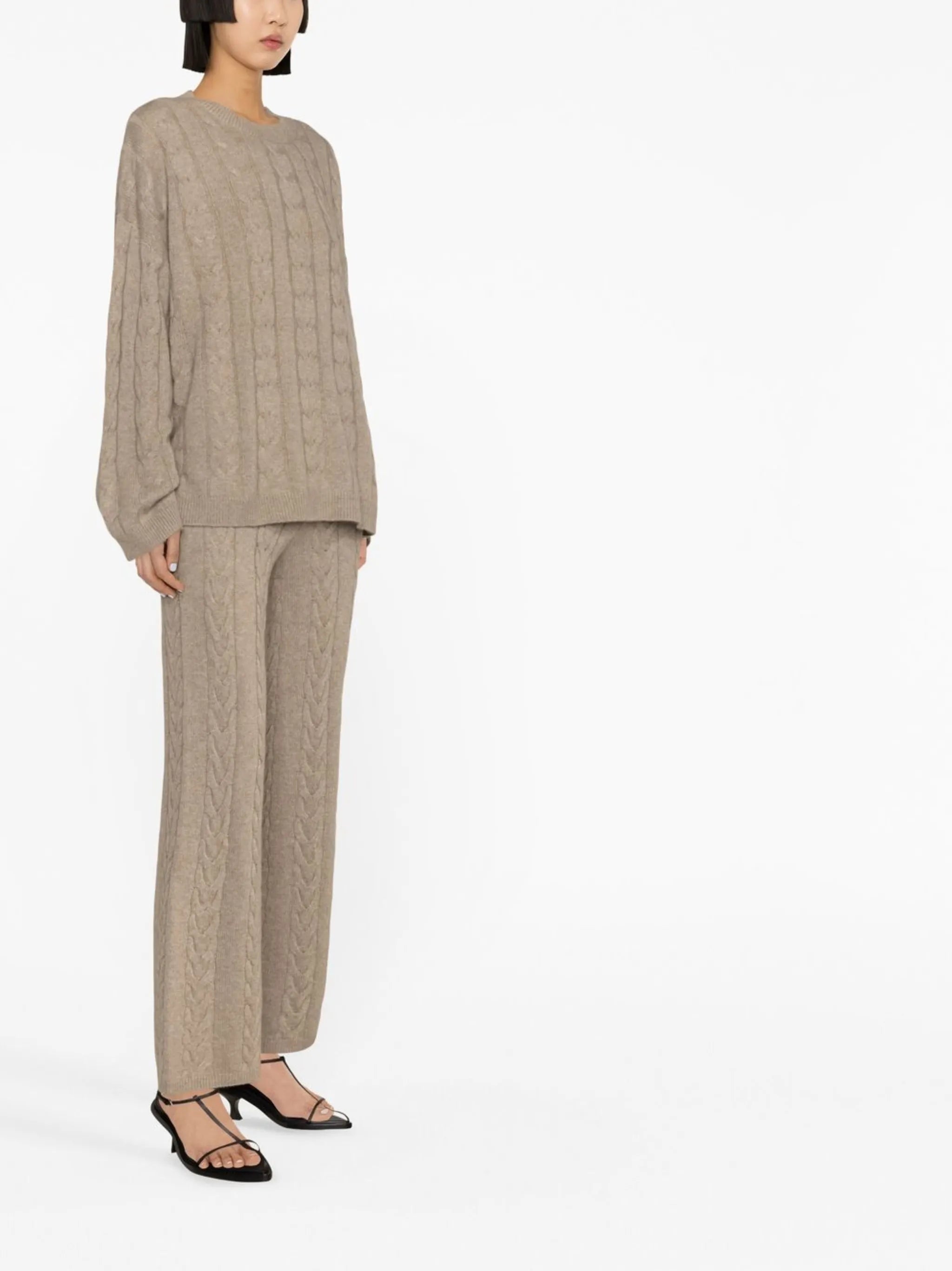 Vilma cable-knit jumper